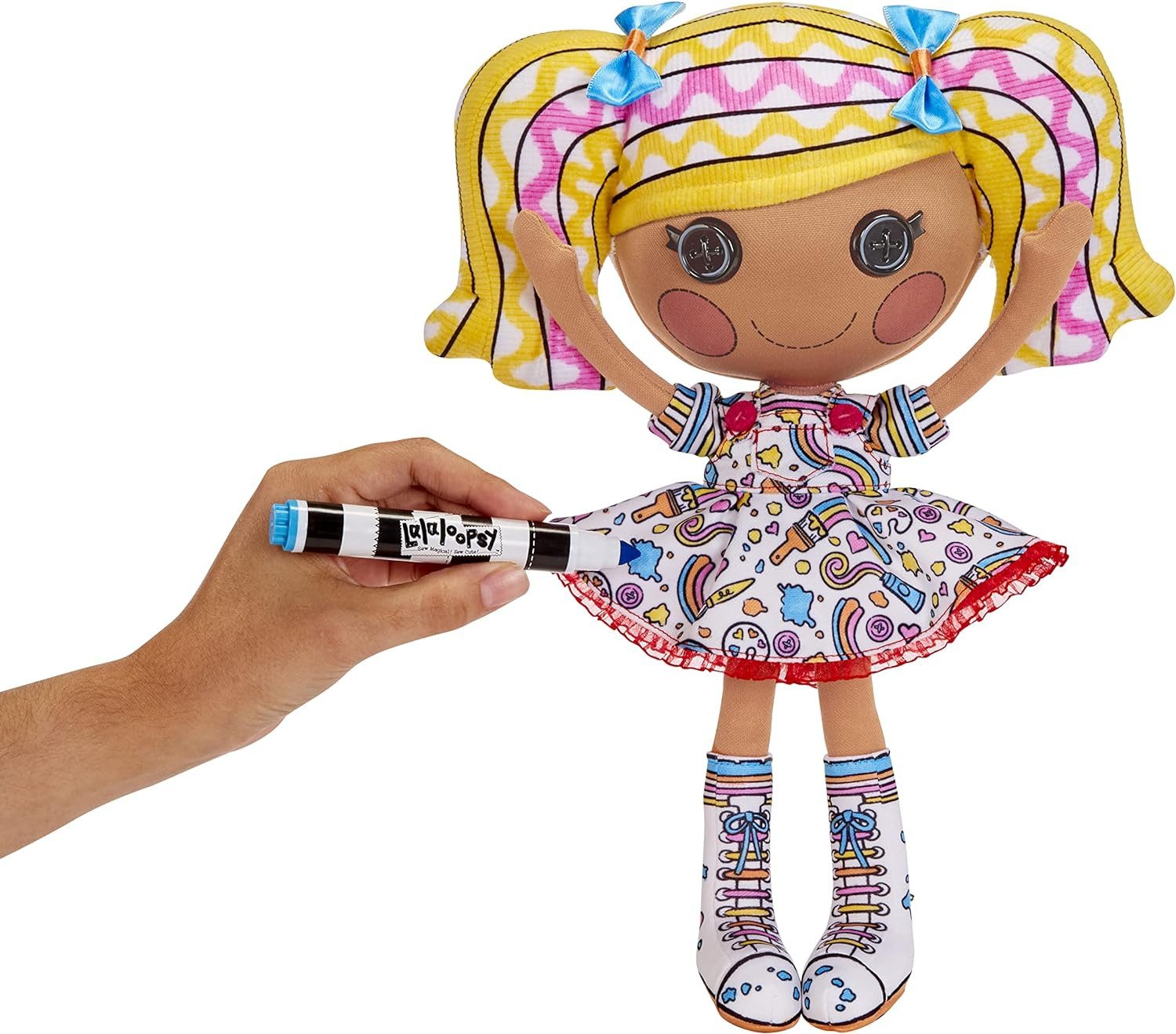 Lalaloopsy Kreativset Kreative Künstlerpuppe Spot Splatter Splash abwaschbarer Malfunktion