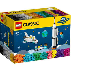 LEGO® Spielbausteine Classic 11022 - XXL Steinebox Erde und Weltraum, (1700 St)