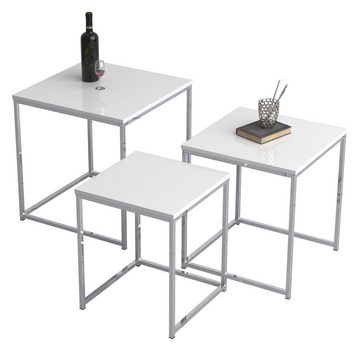 VCM Couchtisch 3-tlg. Set Beistelltisch Couchtisch Sofatisch