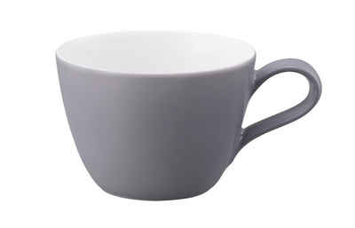 Seltmann Weiden Becher Seltmann Weiden L Fashion elegant grey Kaffeeobertasse 0,24l, Porzellan