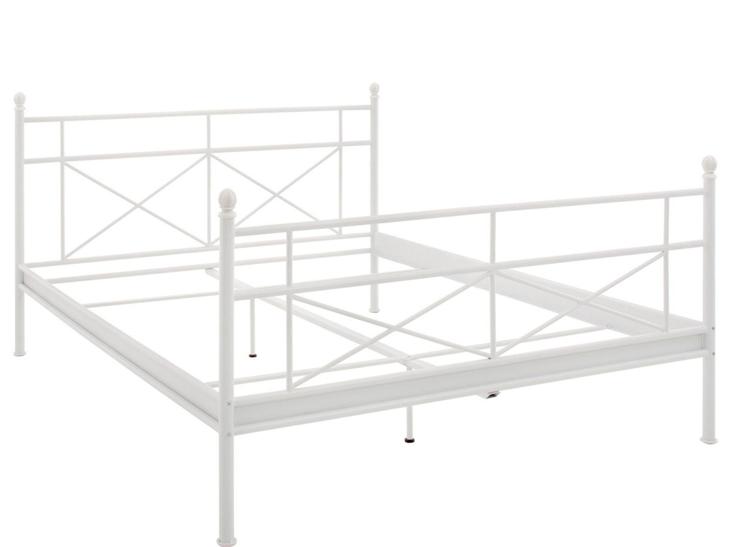 loft24 Metallbett Tanja - Bett Bettgestell Bettrahmen Doppelbett, Bettgestell aus Metall;Bett Doppelbett