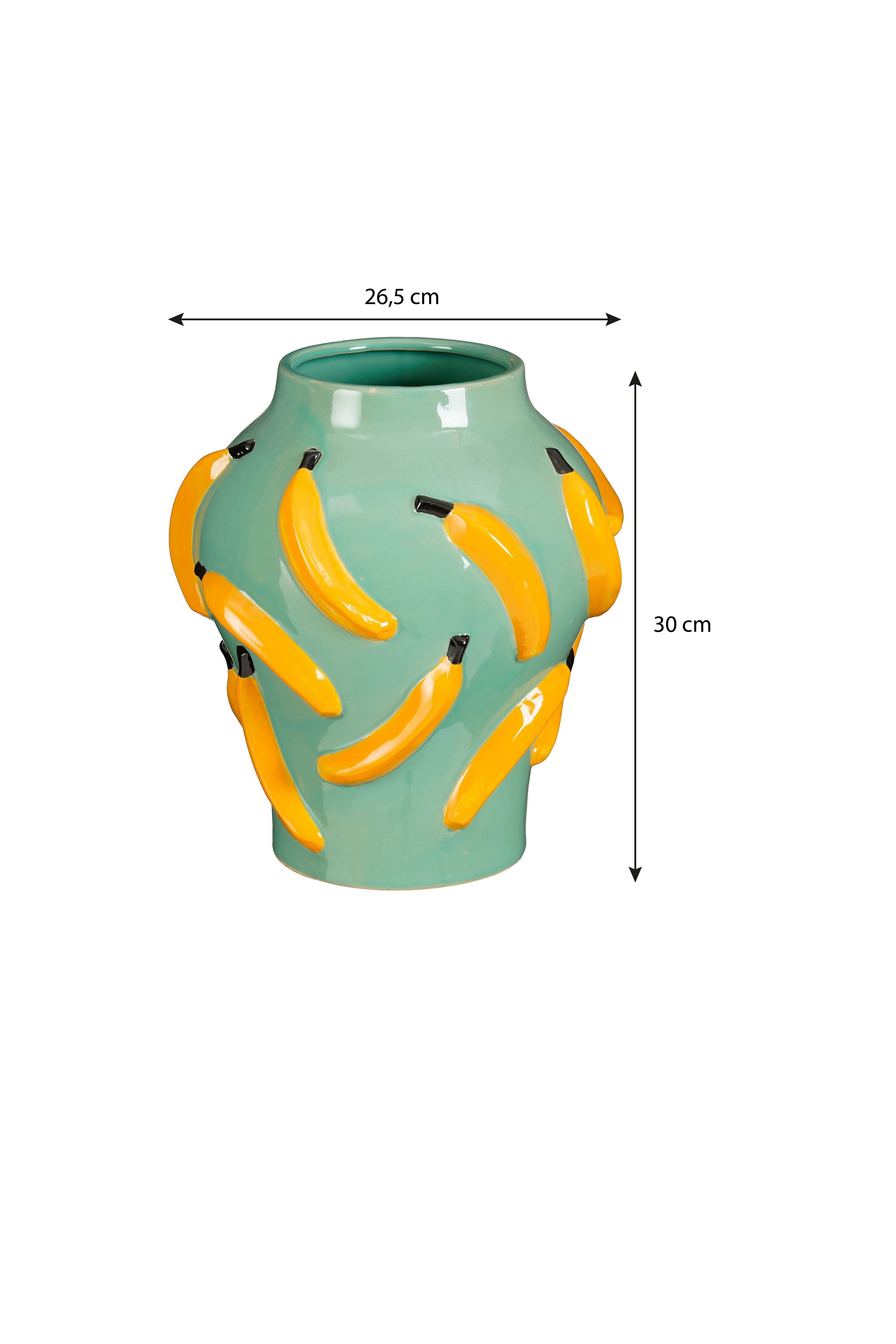 Mica Decorations Dekovase Mica Decorations Moza Vase gruen - h30xd26,5cm