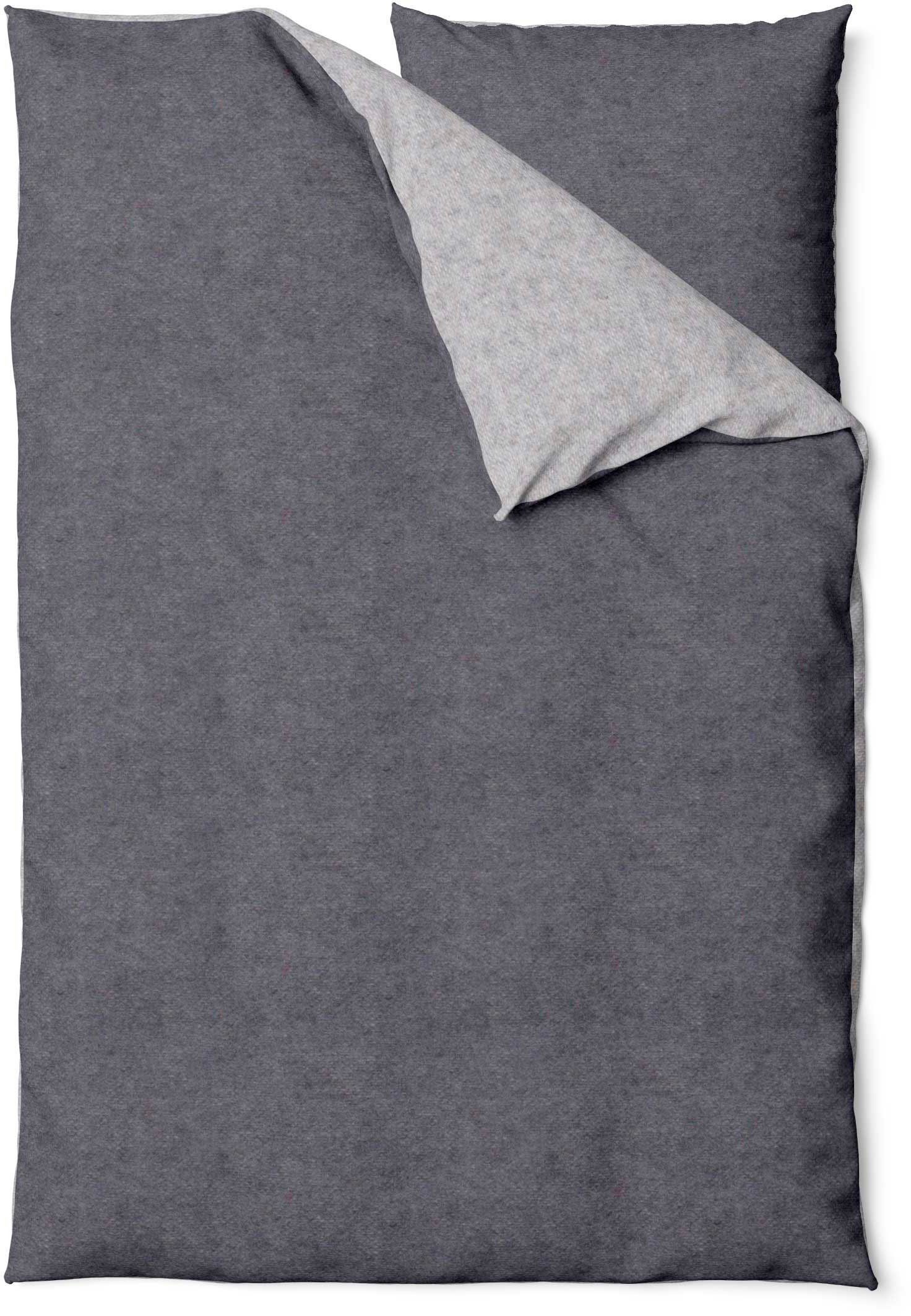 SETEX Wendebettwäsche Feinbiber, Biber, 3 teilig, mit Wendefunktion günstig online kaufen