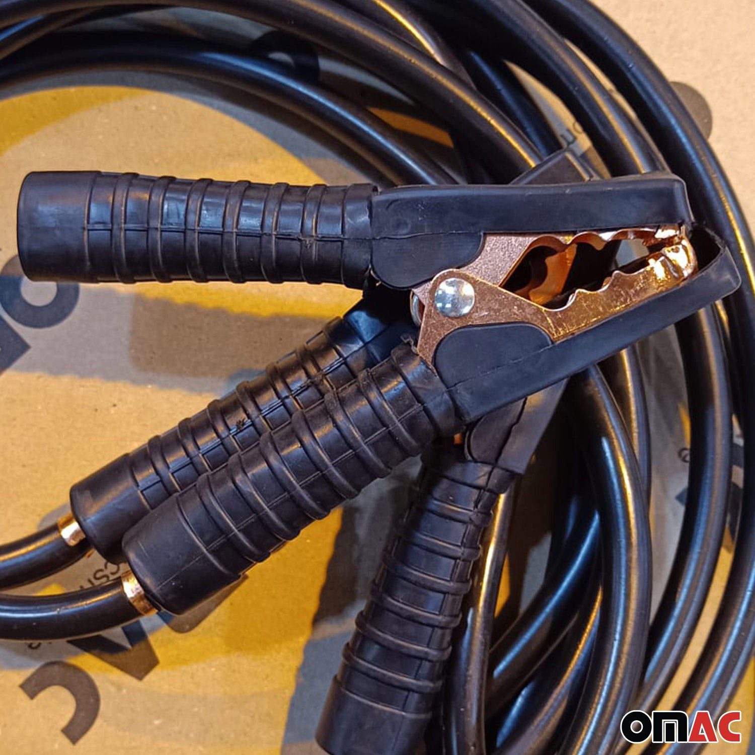 OMAC 2x 6M KFZ Starthilfekabel 1200A Überbrückungskabel Starterkabel Starthilfekabel, (6 cm), Gewährleistet sicheren, stabilen Stromfluss, Benutzerfreundlich