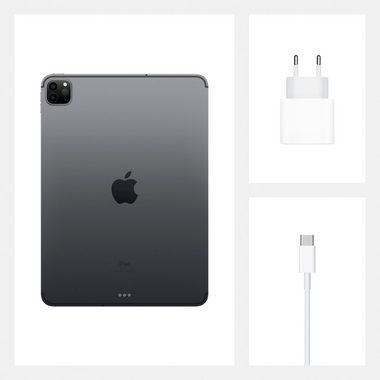 Apple iPad Pro 11.0 (2020) - 512 GB Cellular Tablet (11", 512 GB, iPadOS, 4G (LTE), Kompatibel mit Apple Pencil 2)