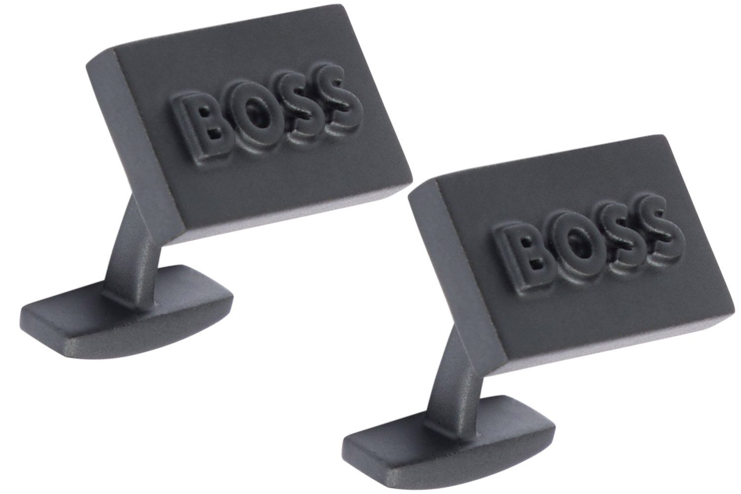 BOSS Запонки Schwarz Rechteckig B-Blackboss