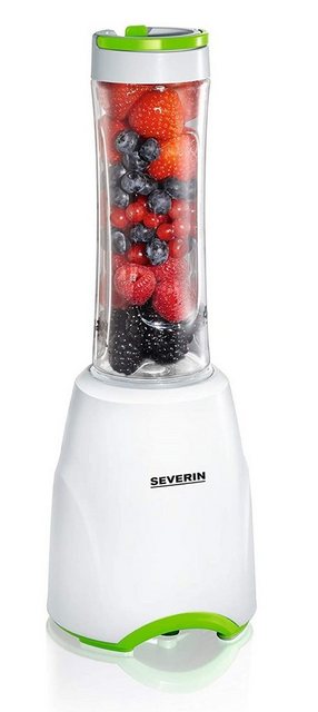 Severin Standmixer SM3735, SM3735 Smoothie Mix & Go Standmixer 300 W 600 ml Inkl. 2 Trinkbehälter