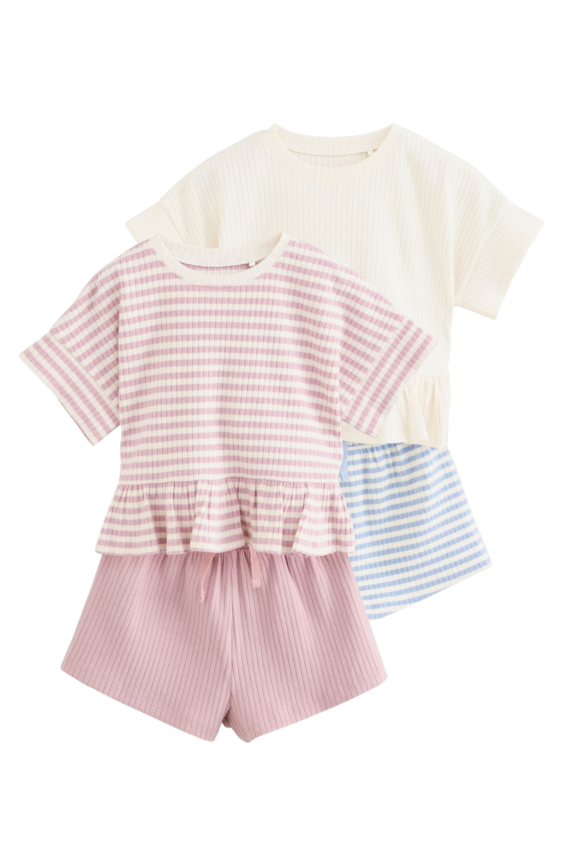Next T-Shirt T-Shirts und Shorts, 4er-Pack (4-tlg)