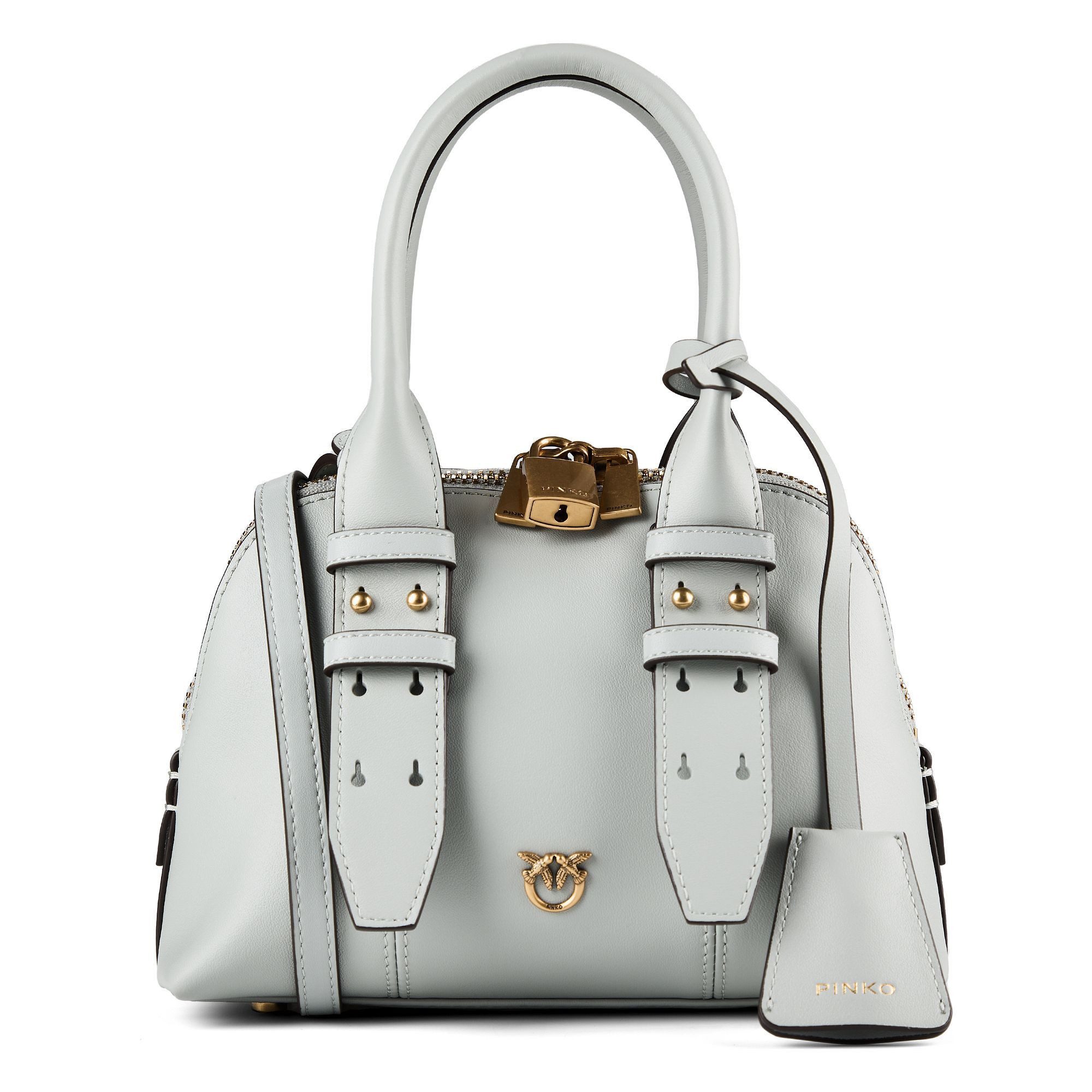 PINKO Henkeltasche Bowling Bag, Leder