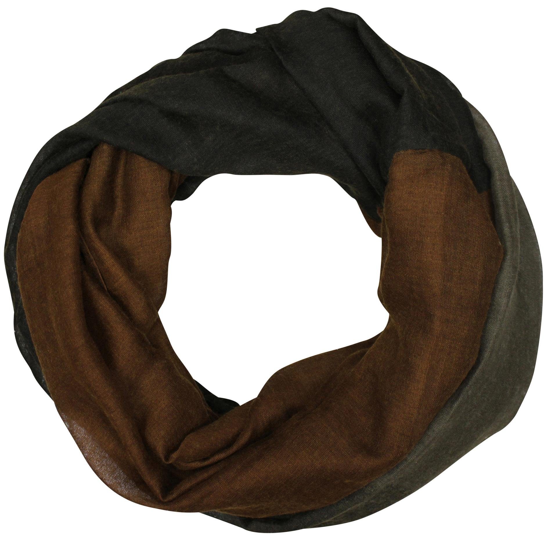 LOREZA Loop Damen Farbverlauf Loopschal Schal günstig online kaufen