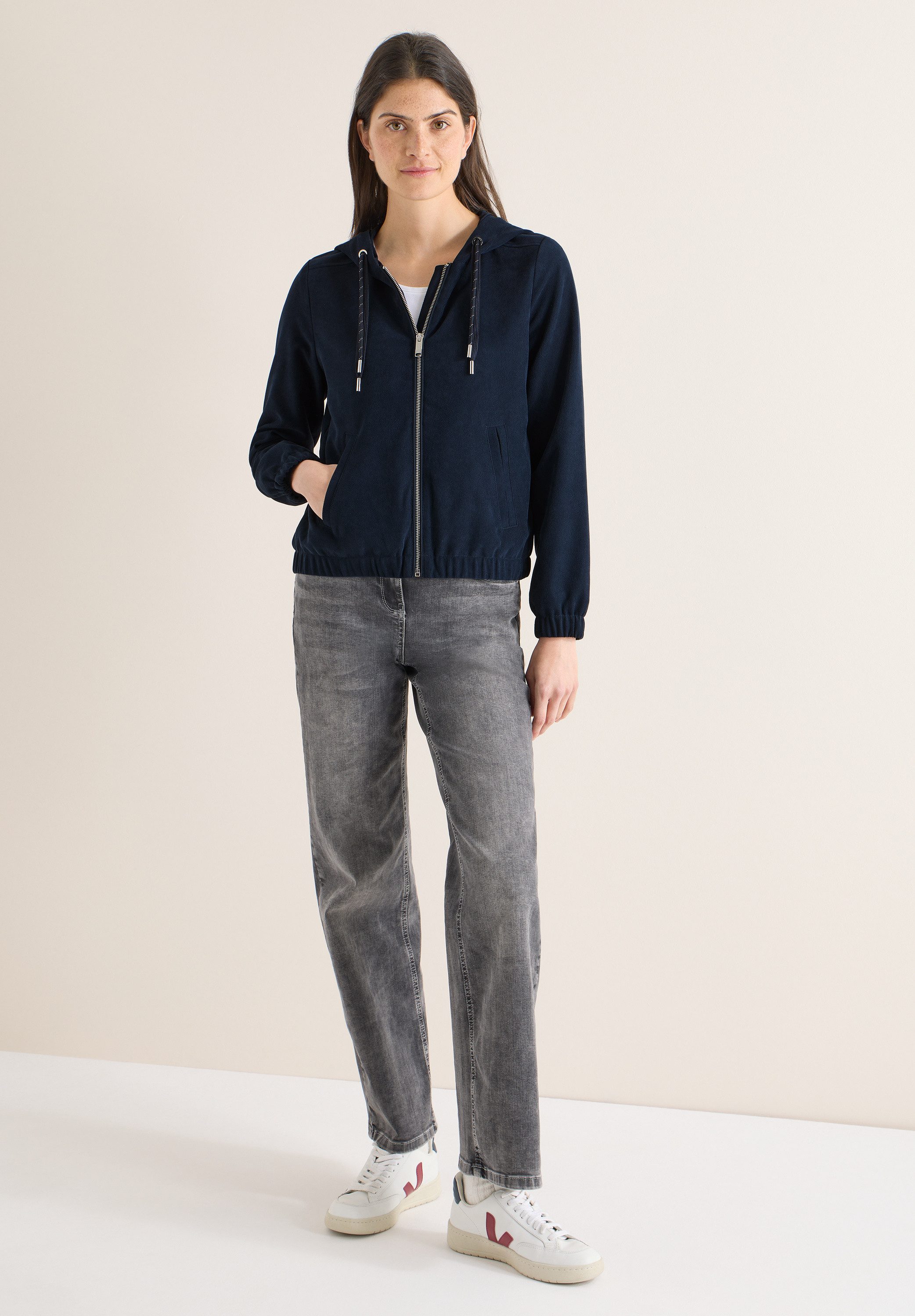 CECIL Kapuzenfleecejacke im Hoodie-Style – Bild 4 von 5