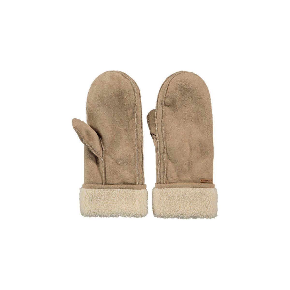 Barts Multisporthandschuhe Yokam Mitts Elegante Damenfäustlinge aus Kunstleder mit warmem Teddypelzfutter