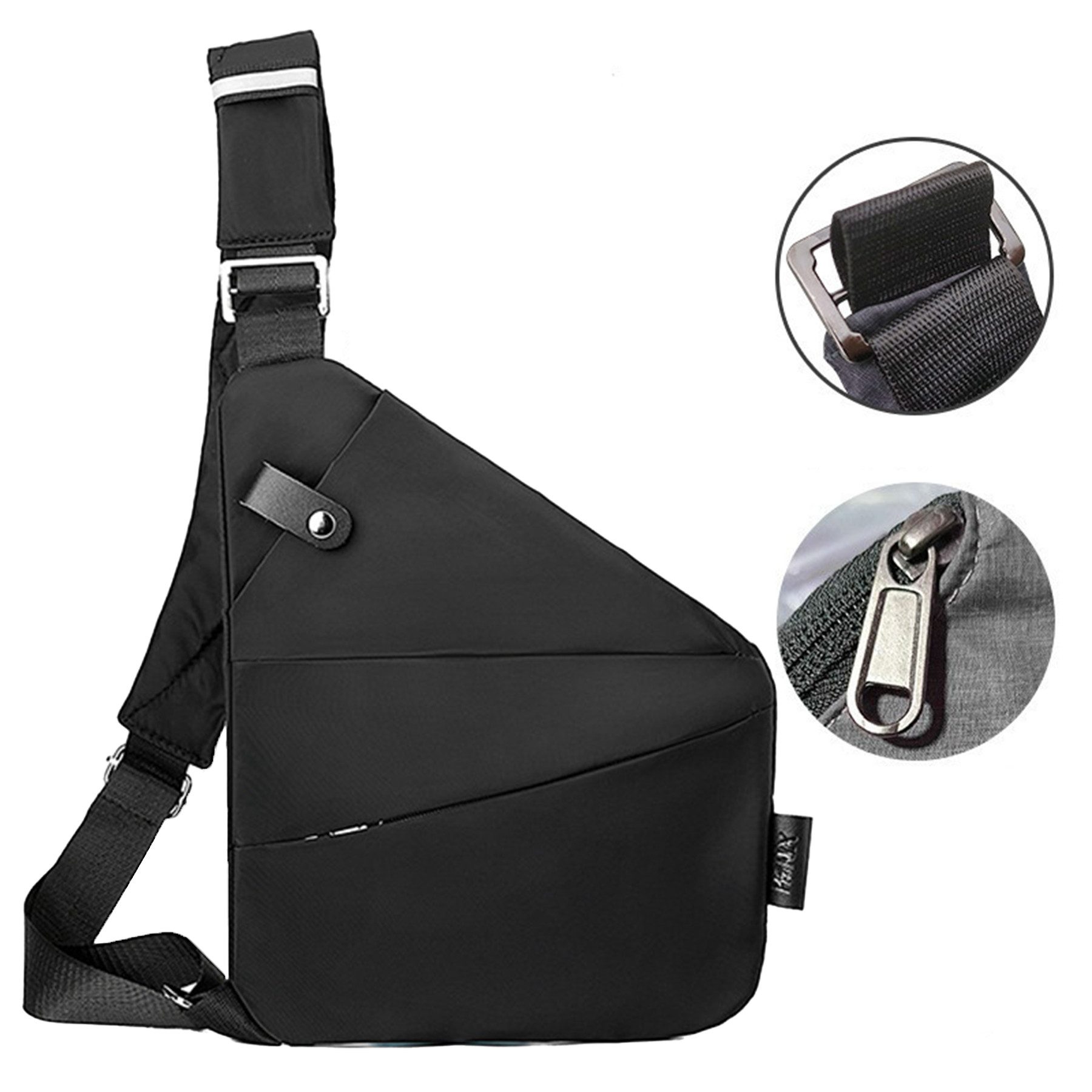 Umhängetasche Umhängetaschen Herren Wasserfeste Mini Bauchtasche Mehrere Taschen