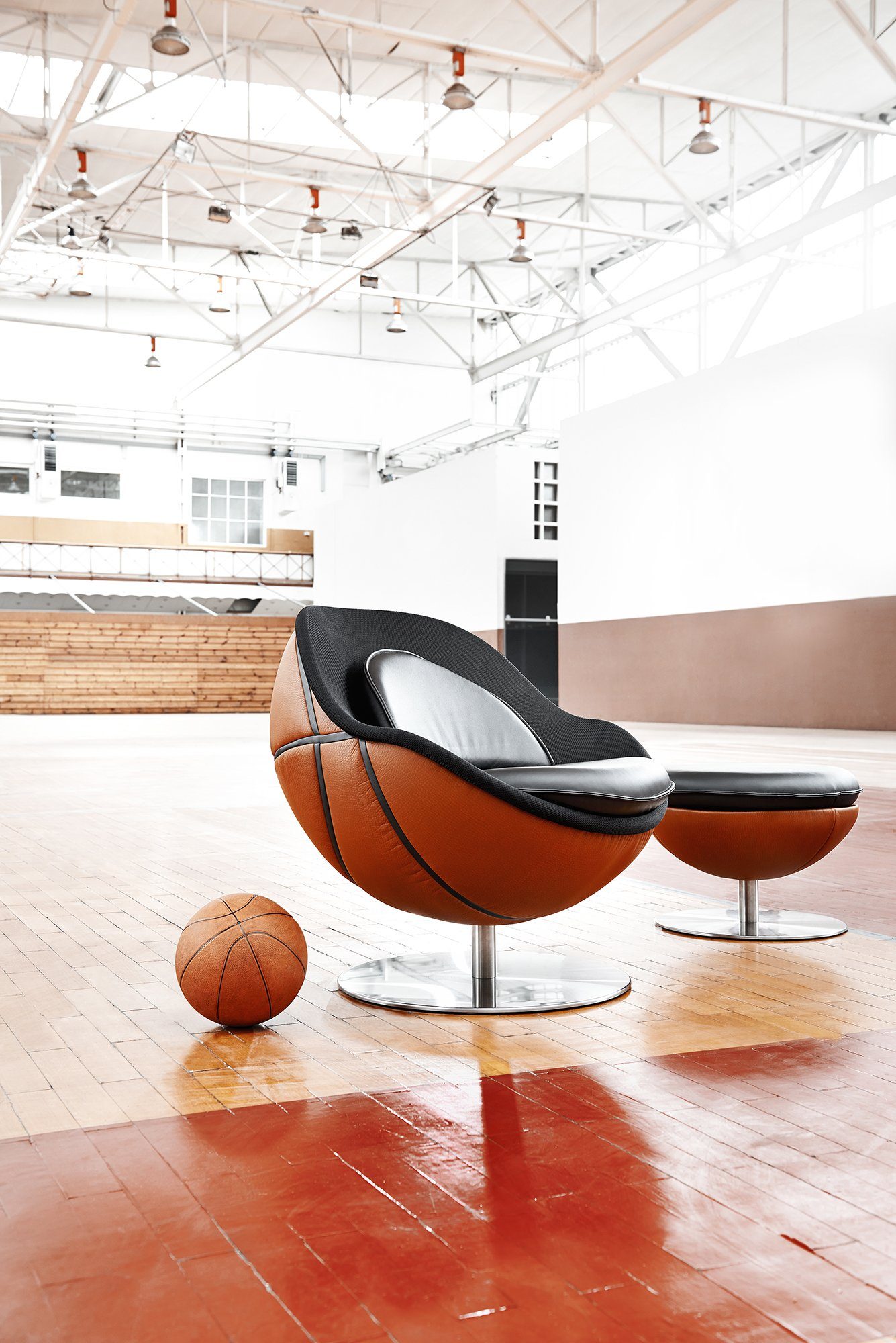 lillus Loungesessel ALLNET Basketball Sessel, MADE IN GERMANY, LIEBEVOLLE HANDARBEIT, INDIVIDUALISIERBAR, EINZIGARTIG