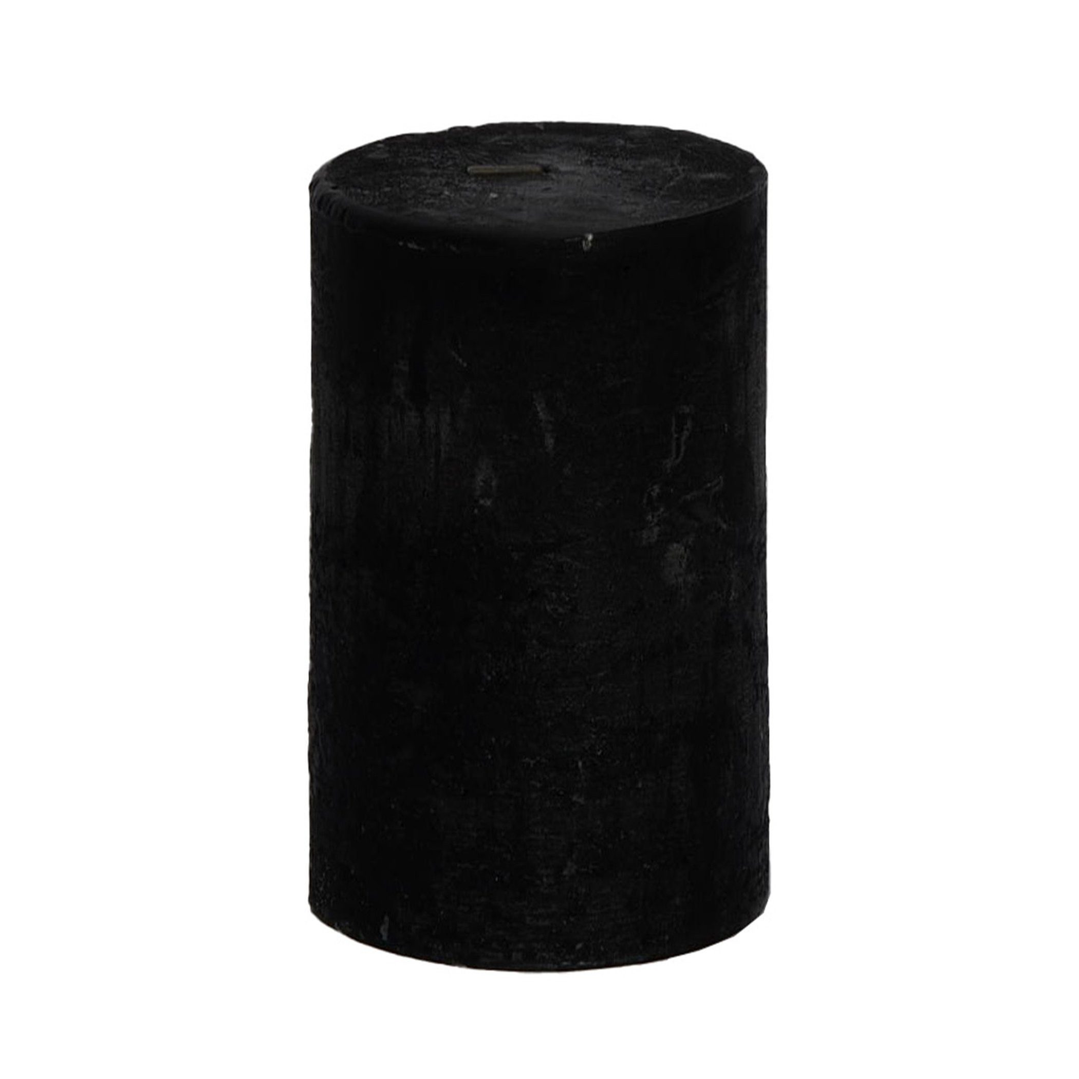 B&S Stumpenkerze Kerze durchgefärbt schwarz 12 x Ø 7 cm günstig online kaufen