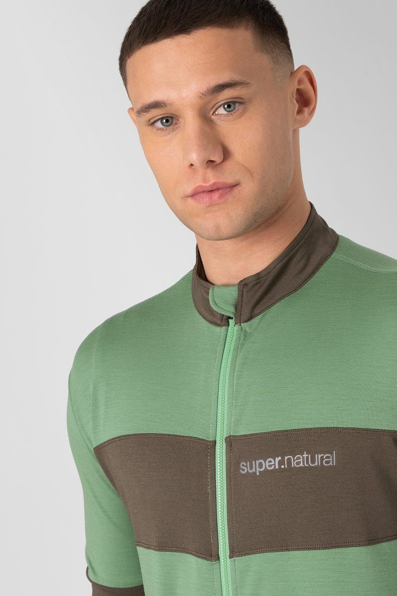 SUPER.NATURAL Radtrikot Merino Fahrradtrikot M GRAVIER günstig online kaufen