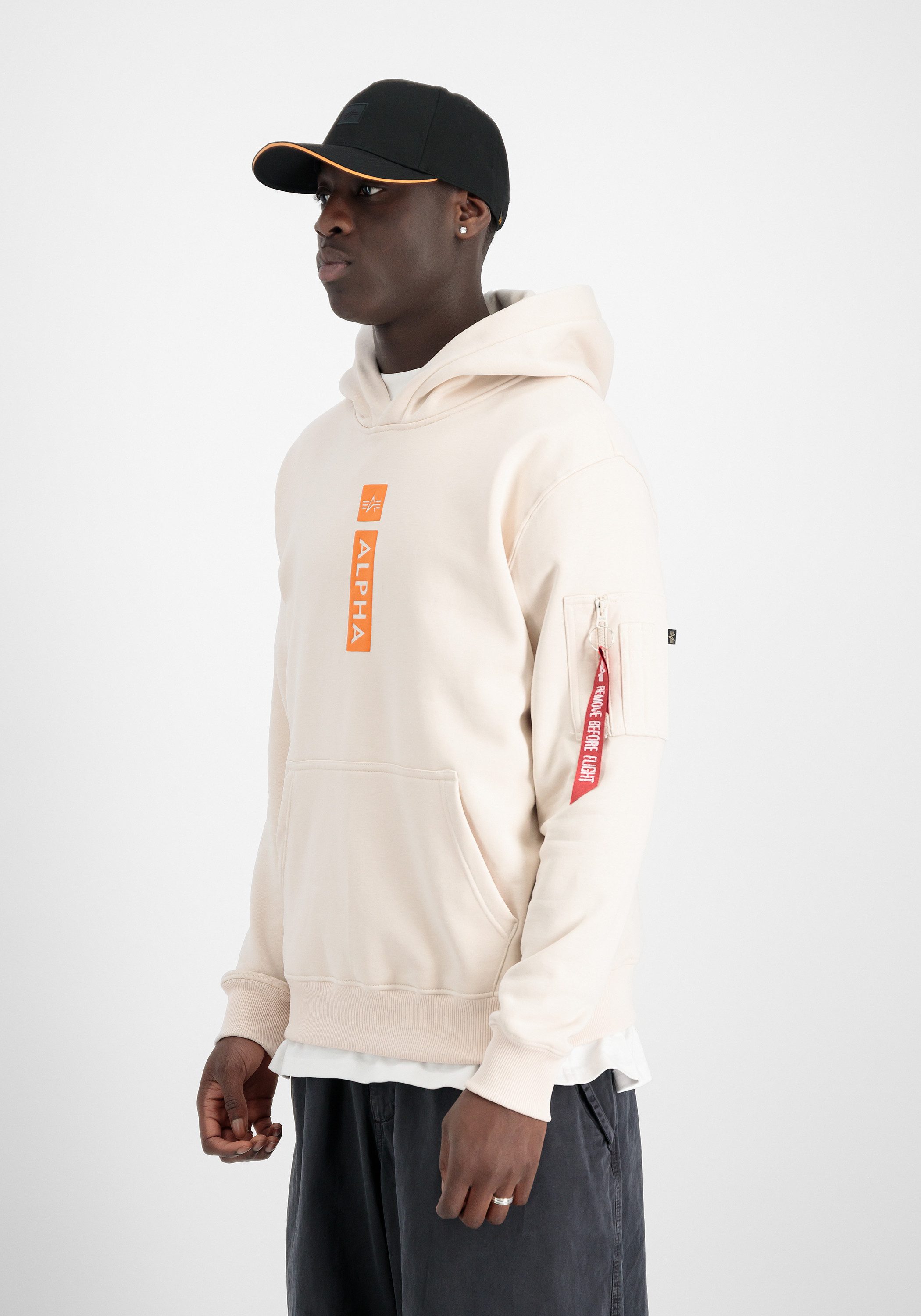 Alpha Industries Hoodie Alpha Puff Print Hoodie