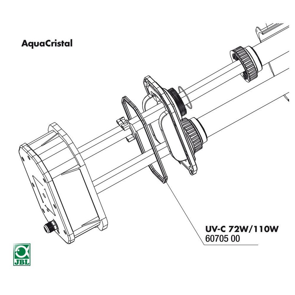 JBL GmbH & Co. KG УФ-осветлители Ersatzteil Profildichtung für UV-C 72 / 110 W