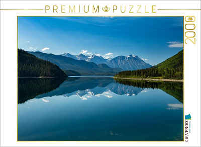 CALVENDO Puzzle CALVENDO Puzzle Lake Muncho 2000 Teile Lege-Größe 90 x 67 cm Foto-Puzzle Bild von Roland Brack, 2000 Puzzleteile