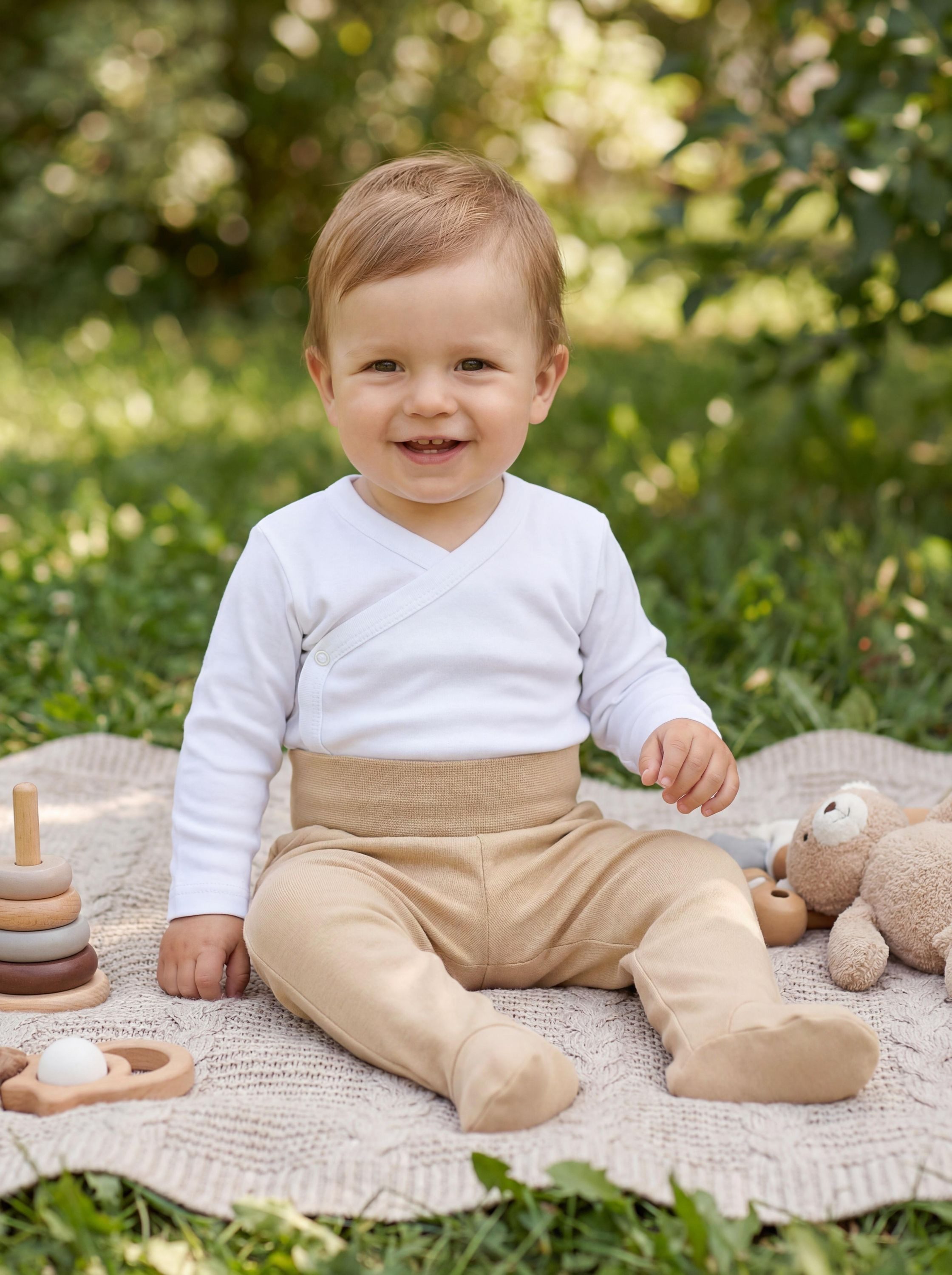 TupTam Strampler TupTam Baby Jungen Strampelhose mit Fuß 3er Pack – Bild 5 von 5