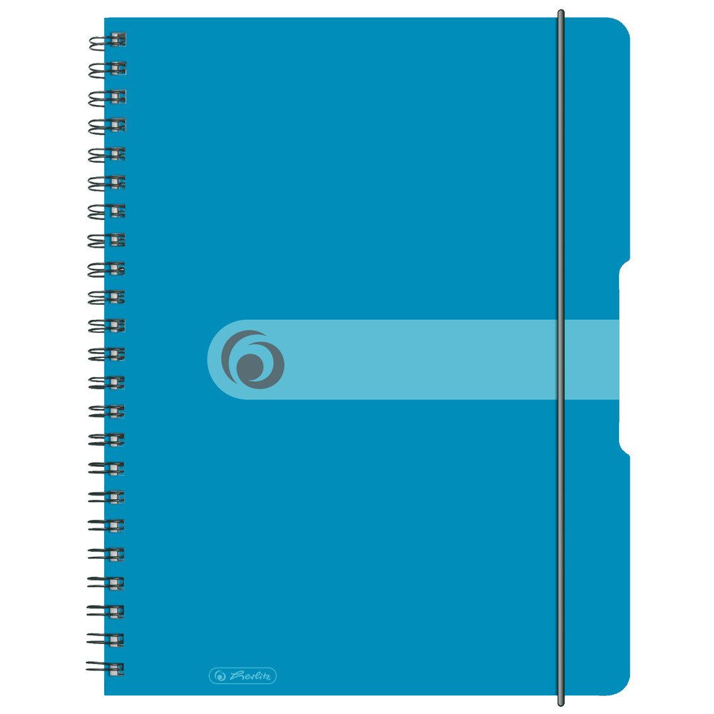 Herlitz Collegeblock herlitz Spiralblock to go A4 80 Blatt blau