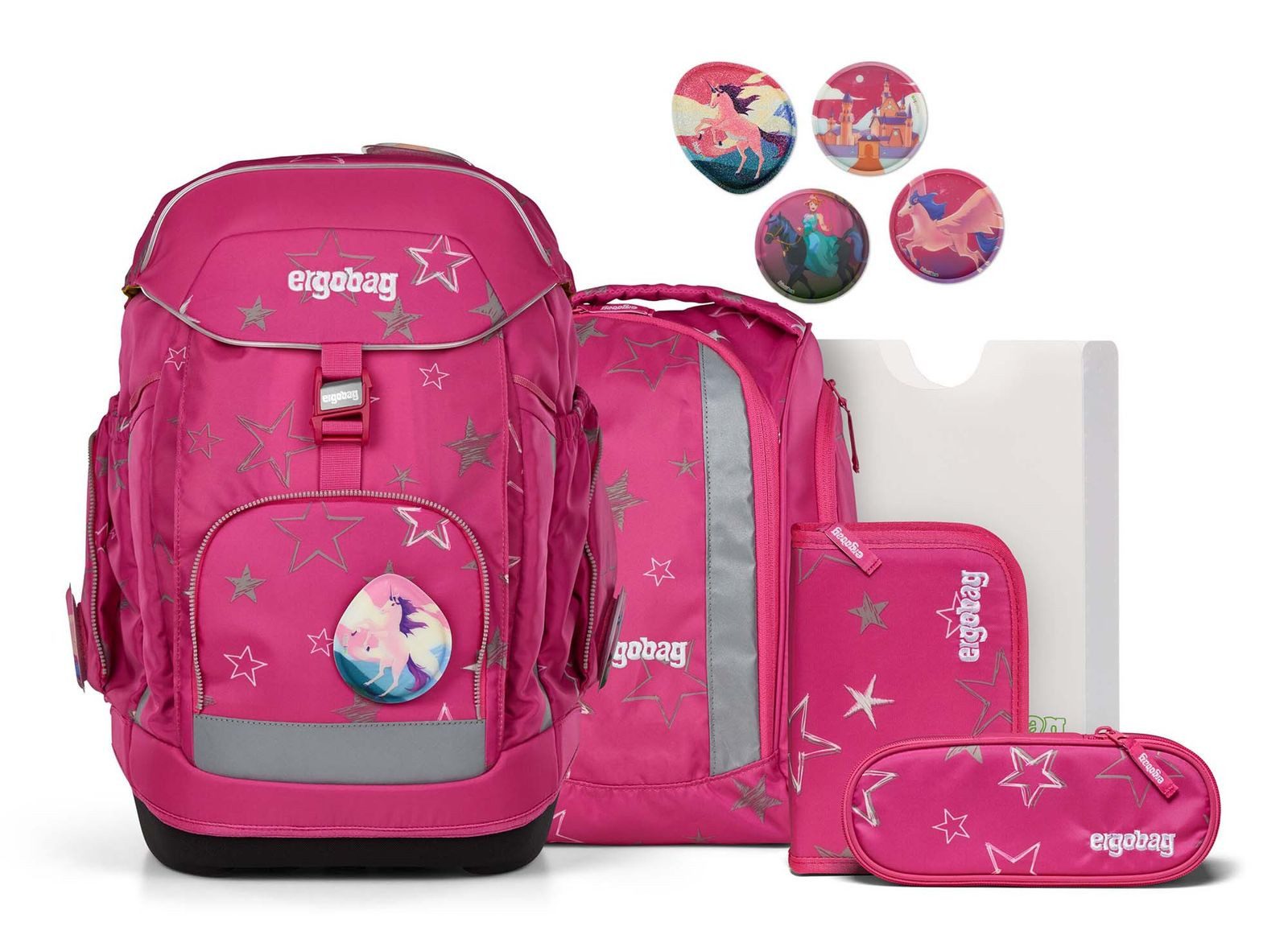 ergobag Schulranzen Maxi-Set 6-teilig (Set, 5-tlg)