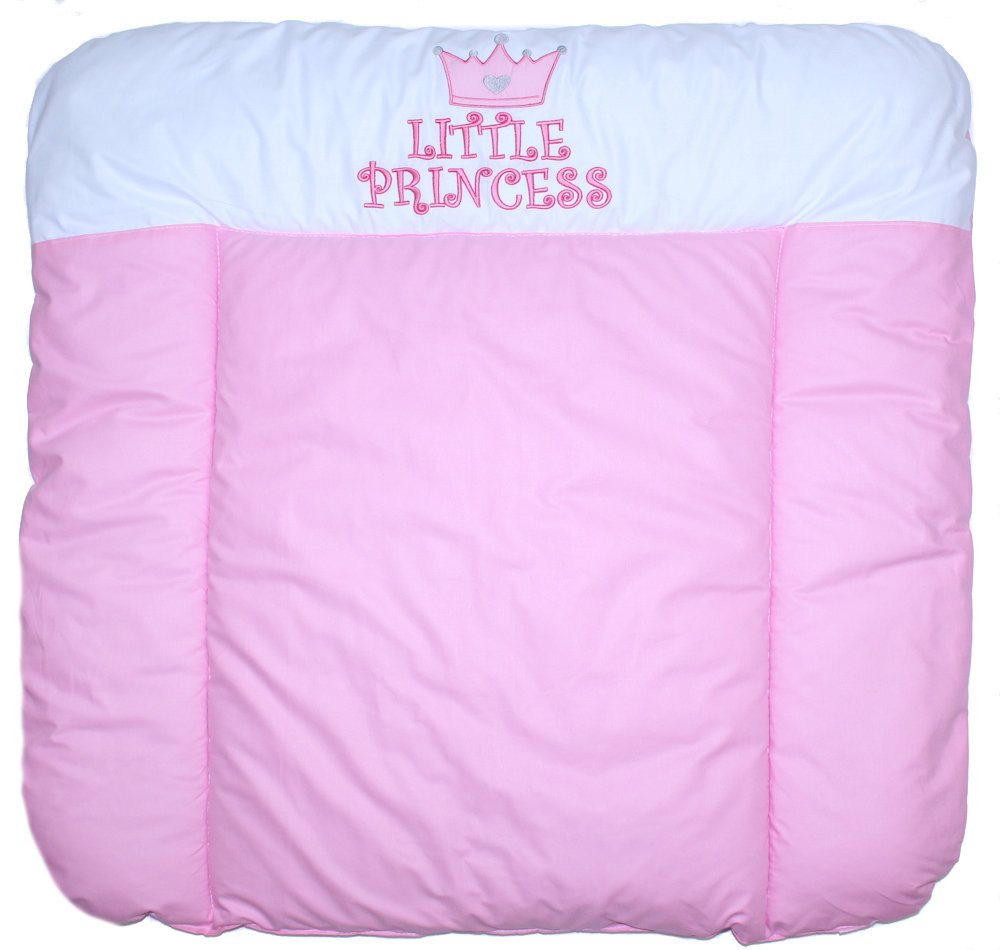 Primawela Wickelauflage Baby Wickeltischauflage Auflage für Wickeltisch Baumwolle - Princess