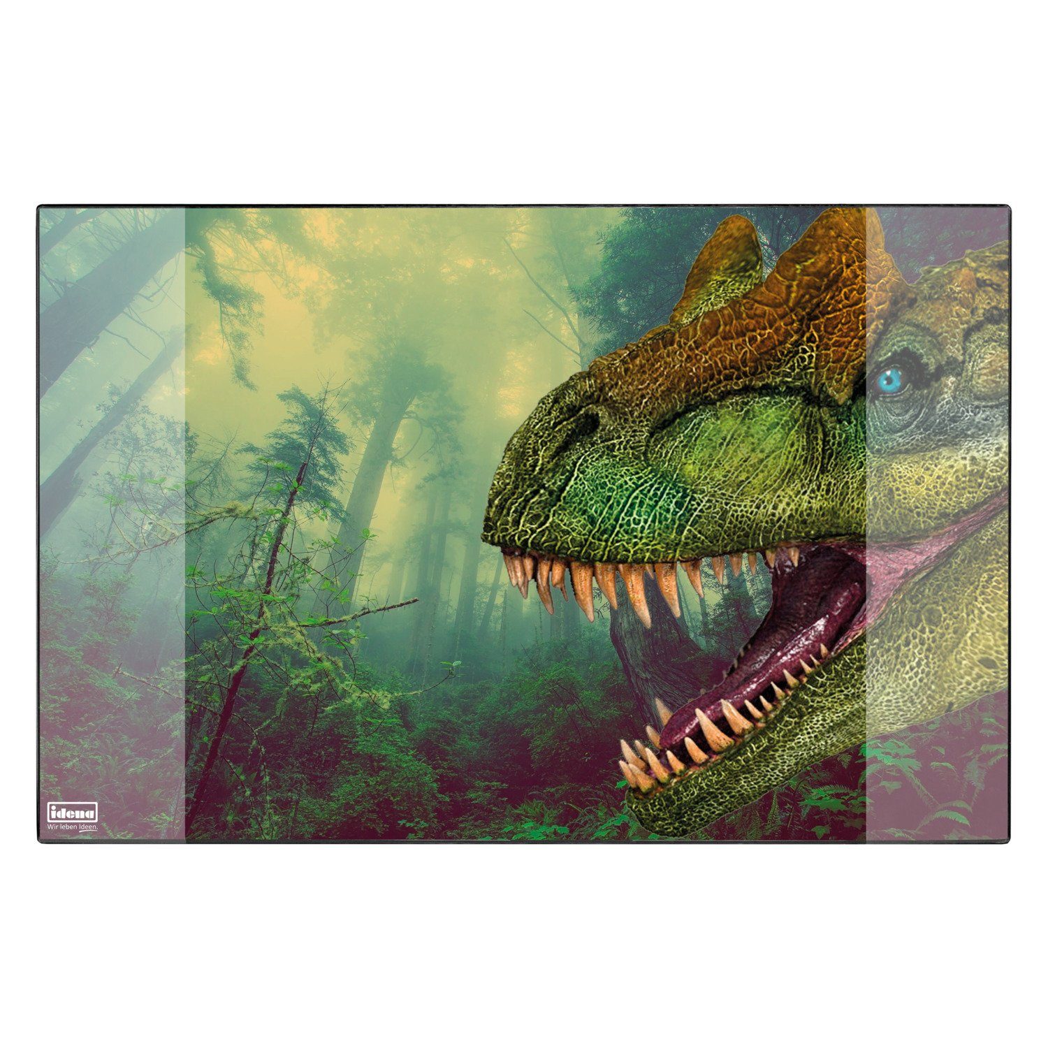Idena Schreibtischunterlage Idena Schreibunterlage PP 58,5x38,5cm Dinosaurier