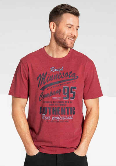 Man's World T-Shirt mit Print in Vintage Optik
