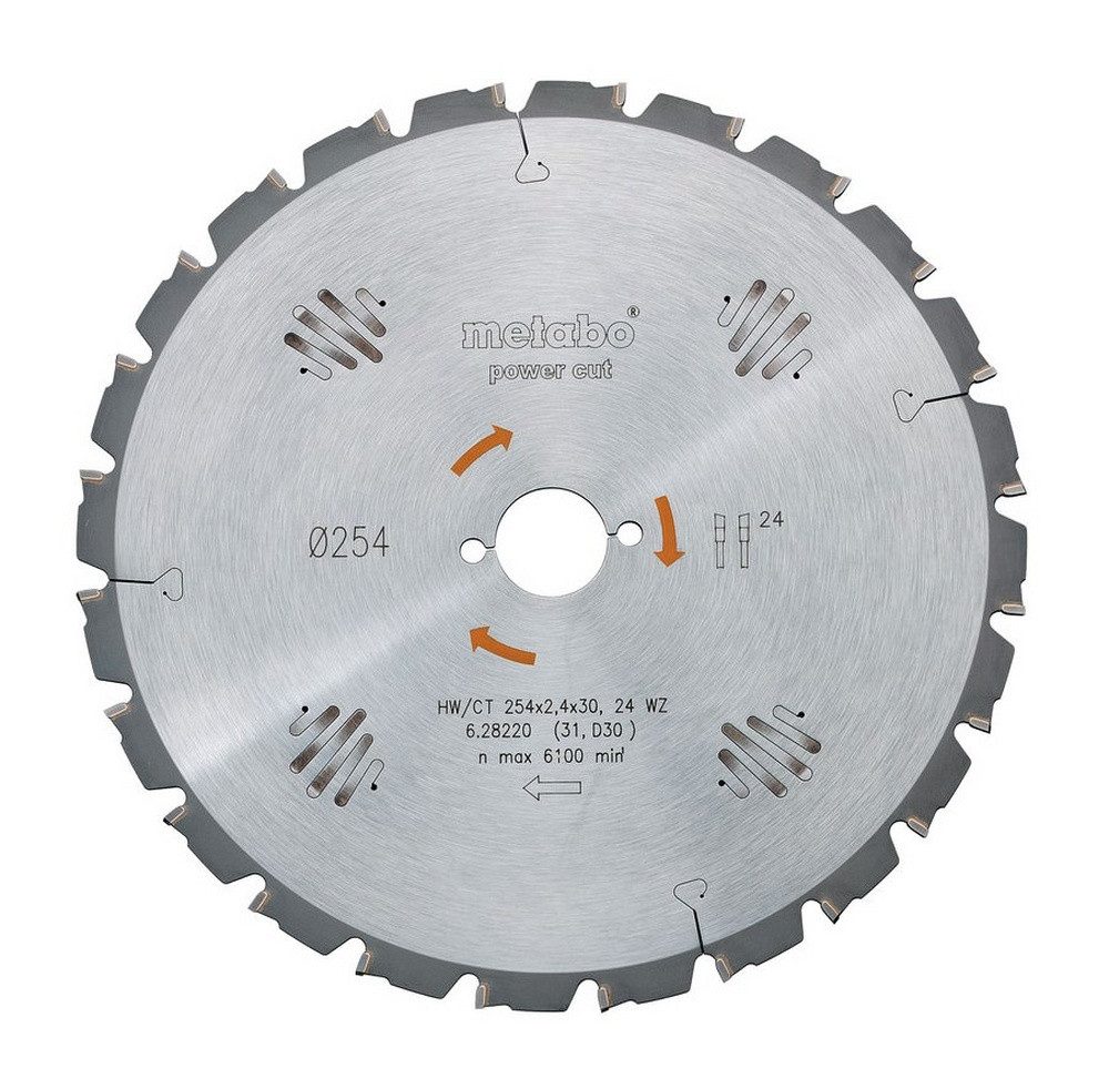 metabo Kreissägeblatt, "power cut wood - professional", 210 x 30 mm, Zähnezahl 16