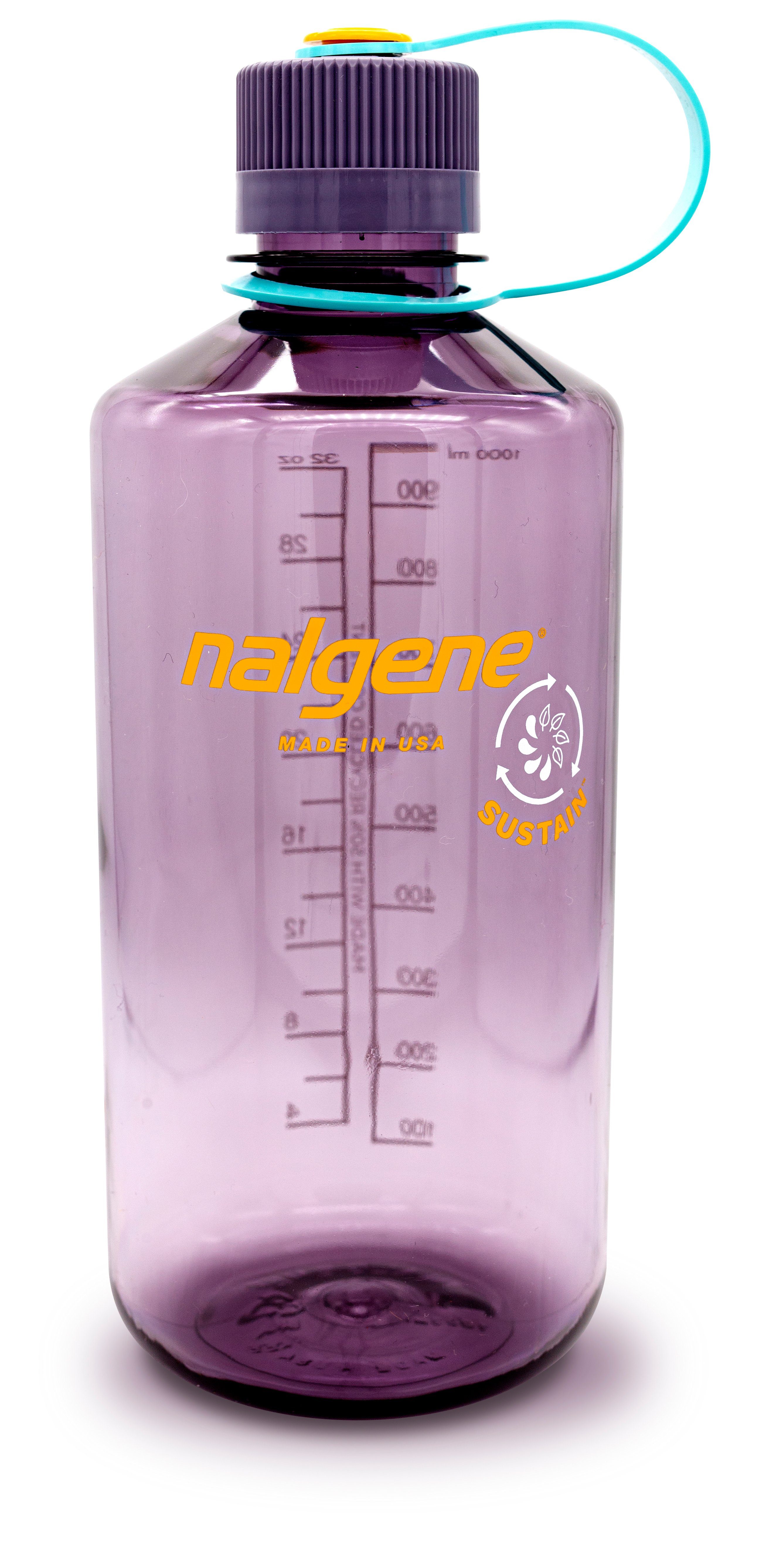 Nalgene Namensgravur 'EH aubergine - Sustain' Trinkflasche Nalgene mit 1 Trinkflasche L,