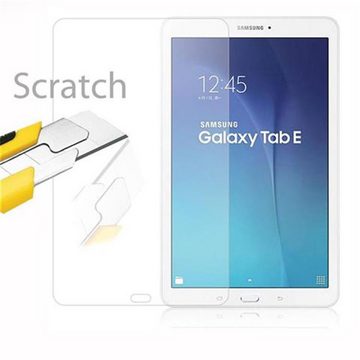 Cadorabo Schutzfolie Samsung Galaxy Tab E (9.7 Zoll), (1-St), Schutzglas Panzer Folie (Tempered) Display-Schutzfolie mit 3D Touch