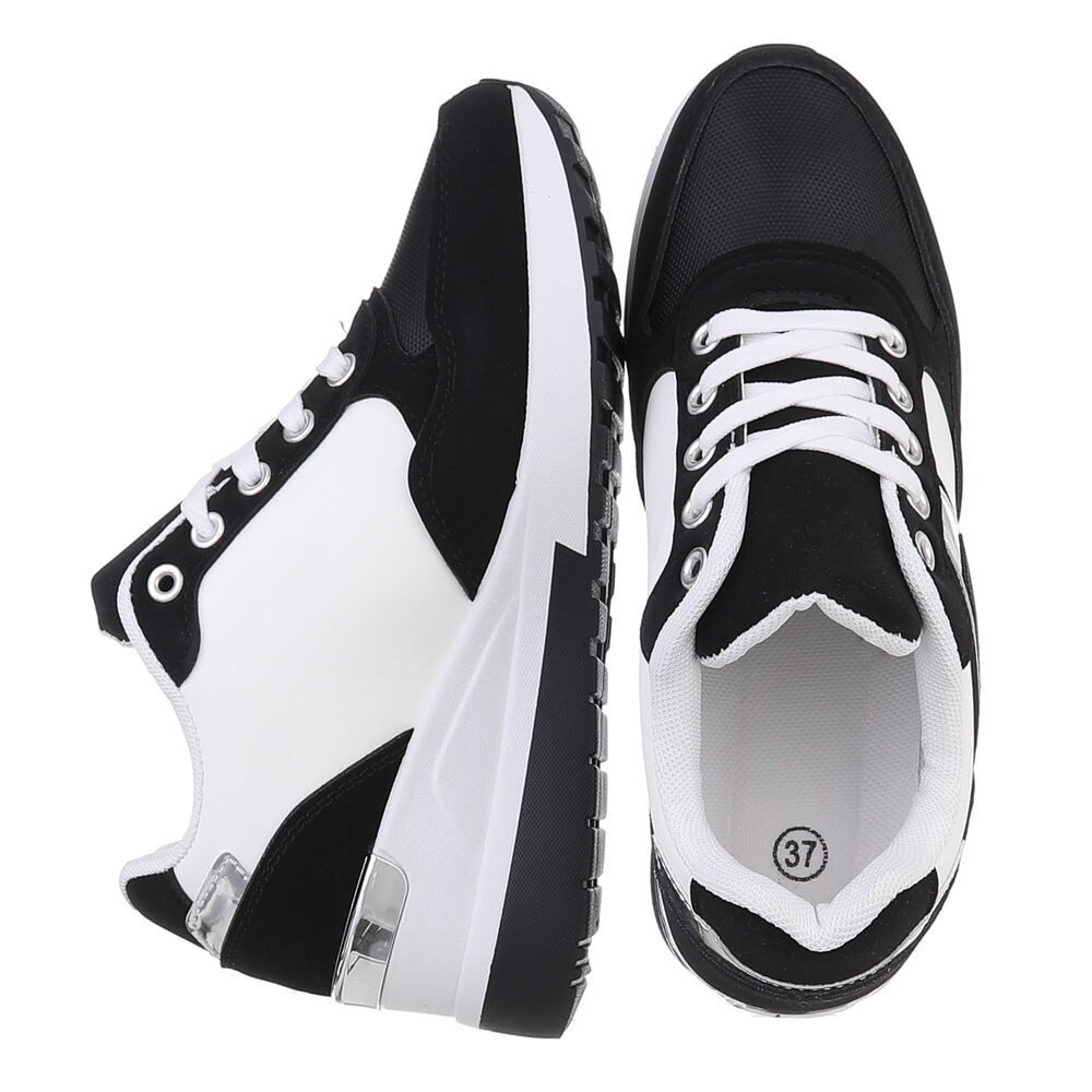 Ital-Design Damen Low-Top Freizeit Sneaker (88671643) Keilabsatz/Wedge Snea günstig online kaufen