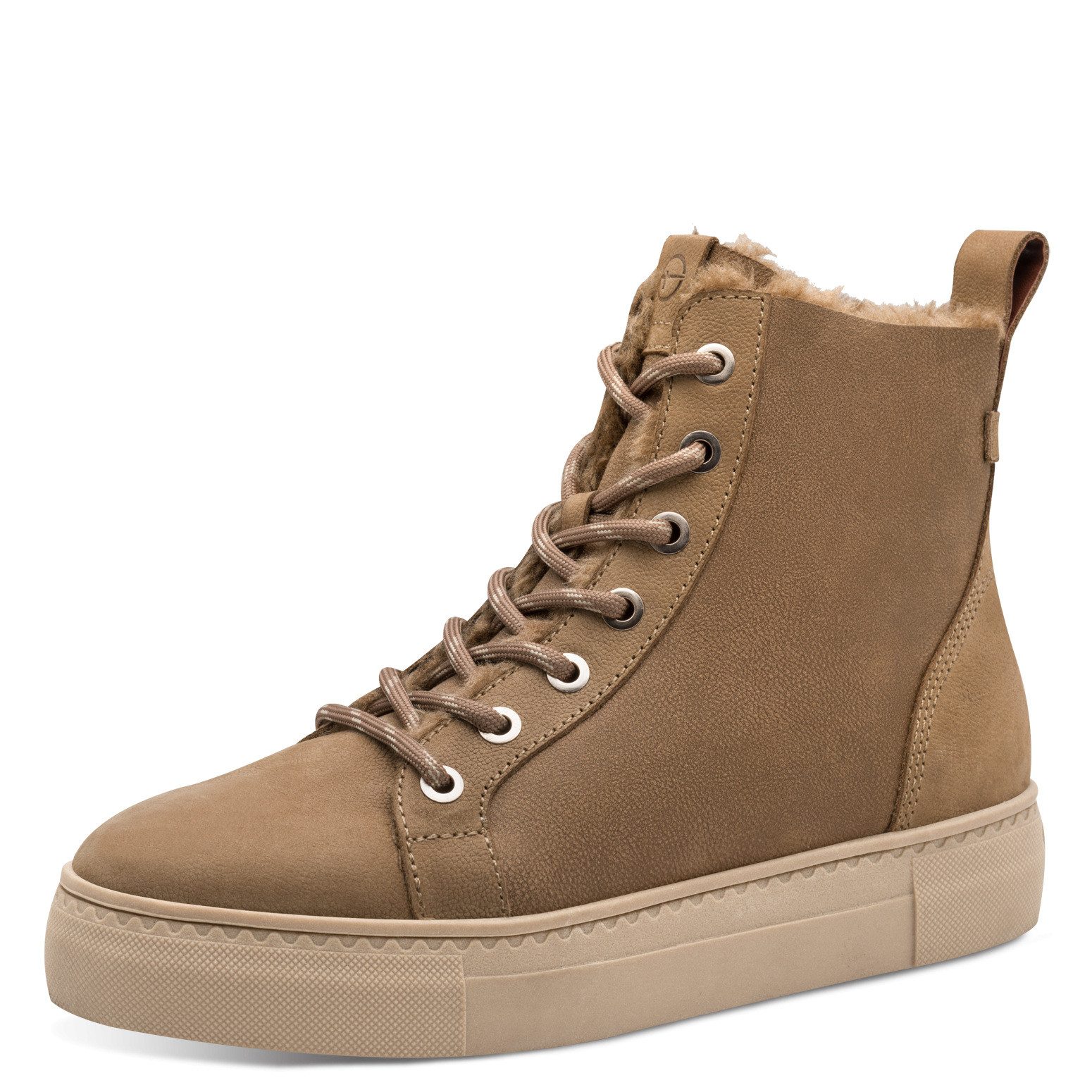 Tamaris Winterboots, Plateau, Schnürboots, Stiefelette, T-Logoaufnäher günstig online kaufen