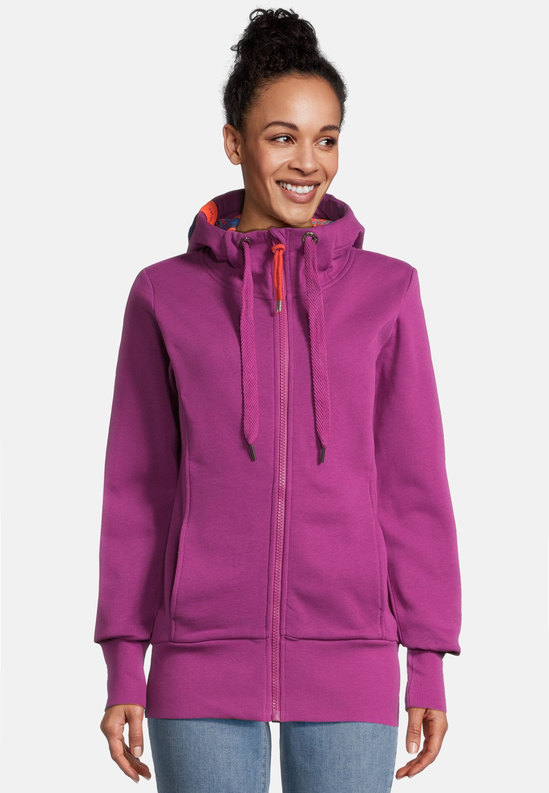 salzhaut Sweatjacke SCHANDARM Damen Leicht tailliert weiche, bequeme Sweatj günstig online kaufen