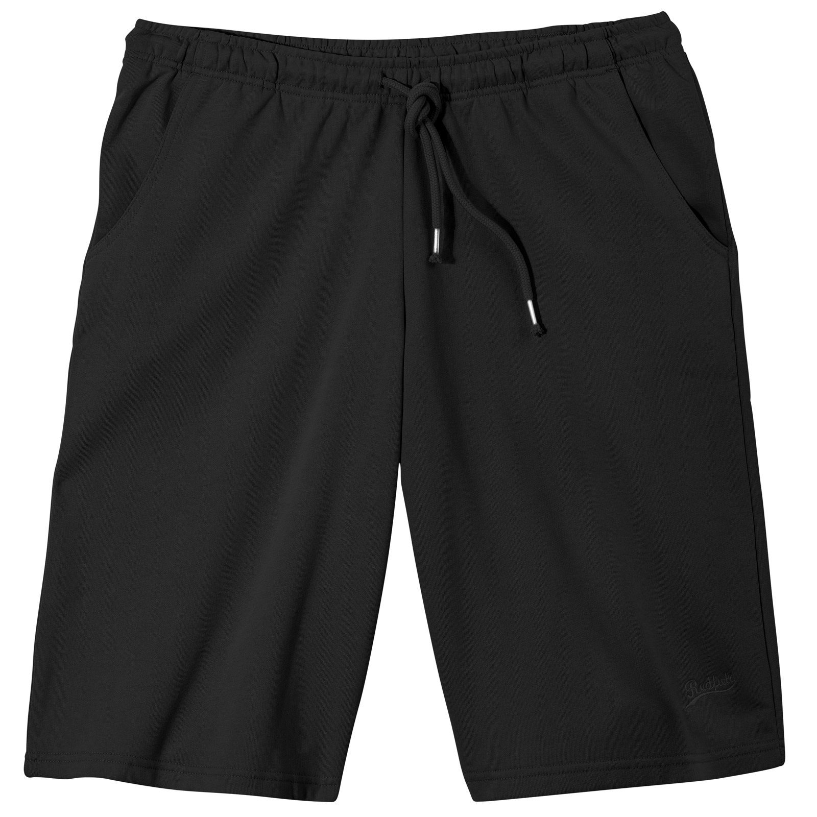 redfield Jogg-Bermudas Übergrößen Joggingbermuda schwarz Redfield