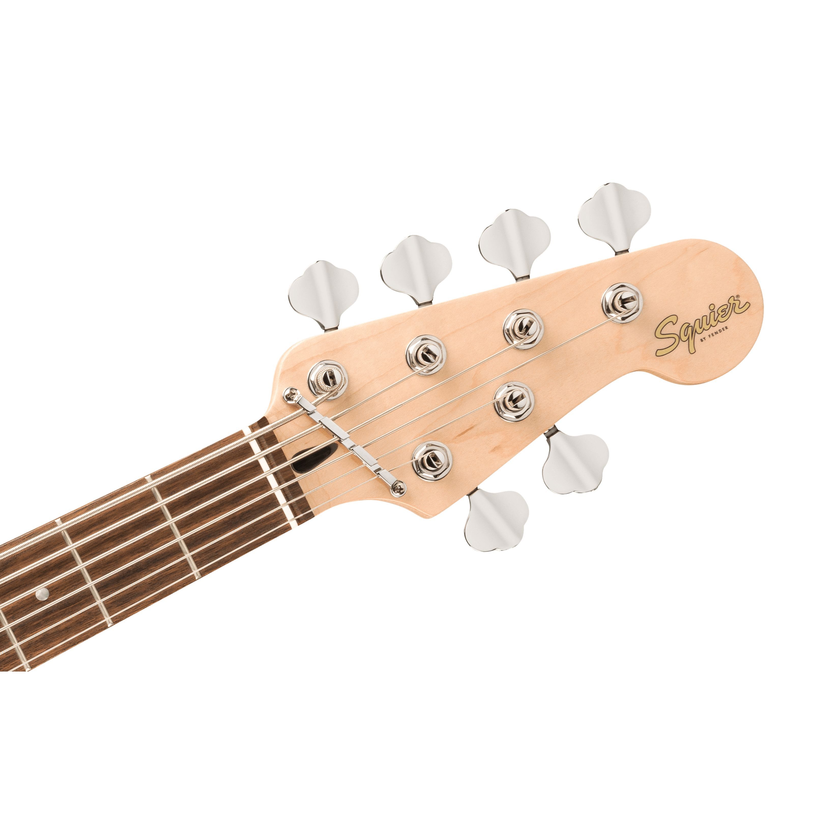 Squier E-Bass, E-Bässe, 6-Saiter E-Bässe, Affinity Series Jazz Bass VI LRL Black Metallic - E-Bass