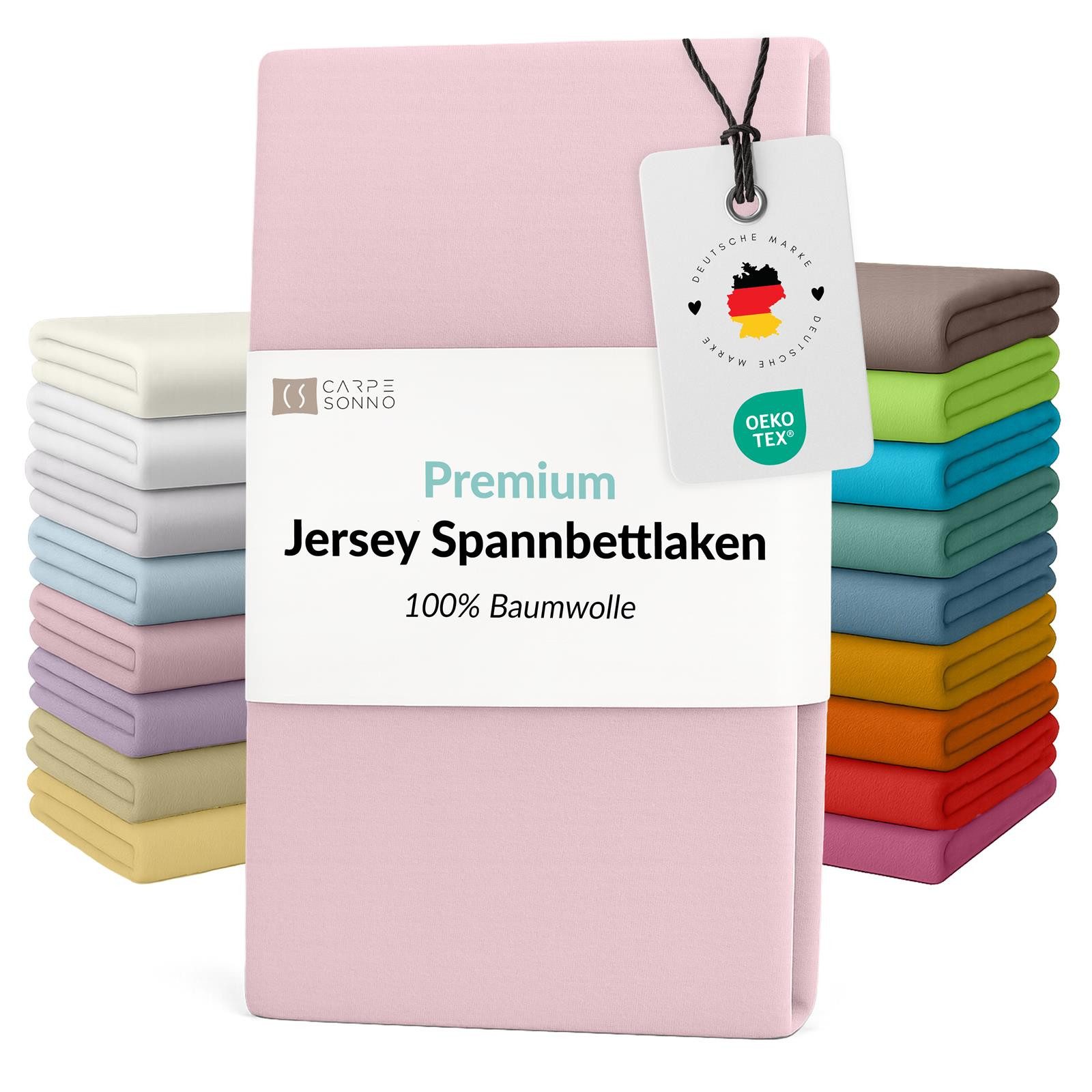Carpe Sonno Spannbettlaken Jersey Bettlaken 90x200 100x200 140x200 160x200 günstig online kaufen