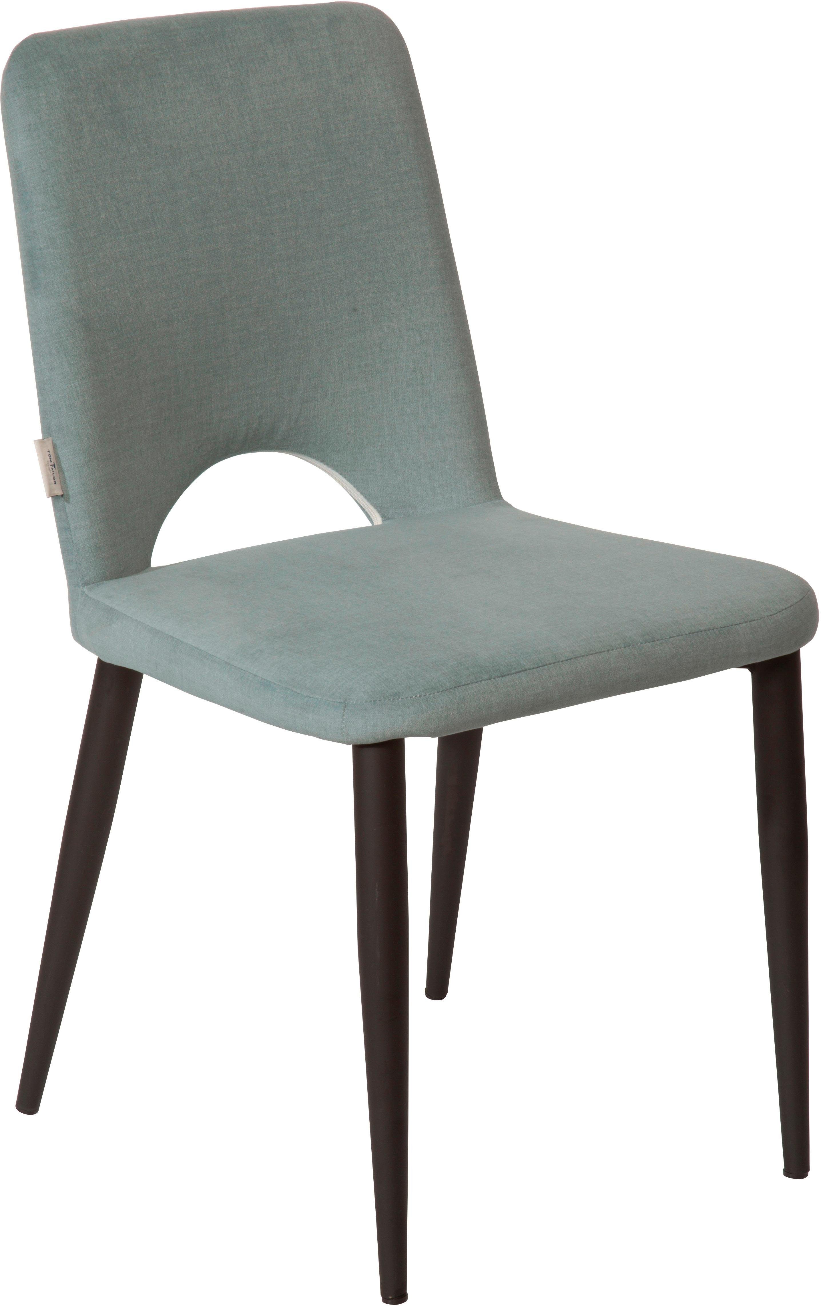 TOM TAILOR HOME Polsterstuhl T-VELVET CHAIR (Set, 2 St) celadon STC 3 | Polsterstühle