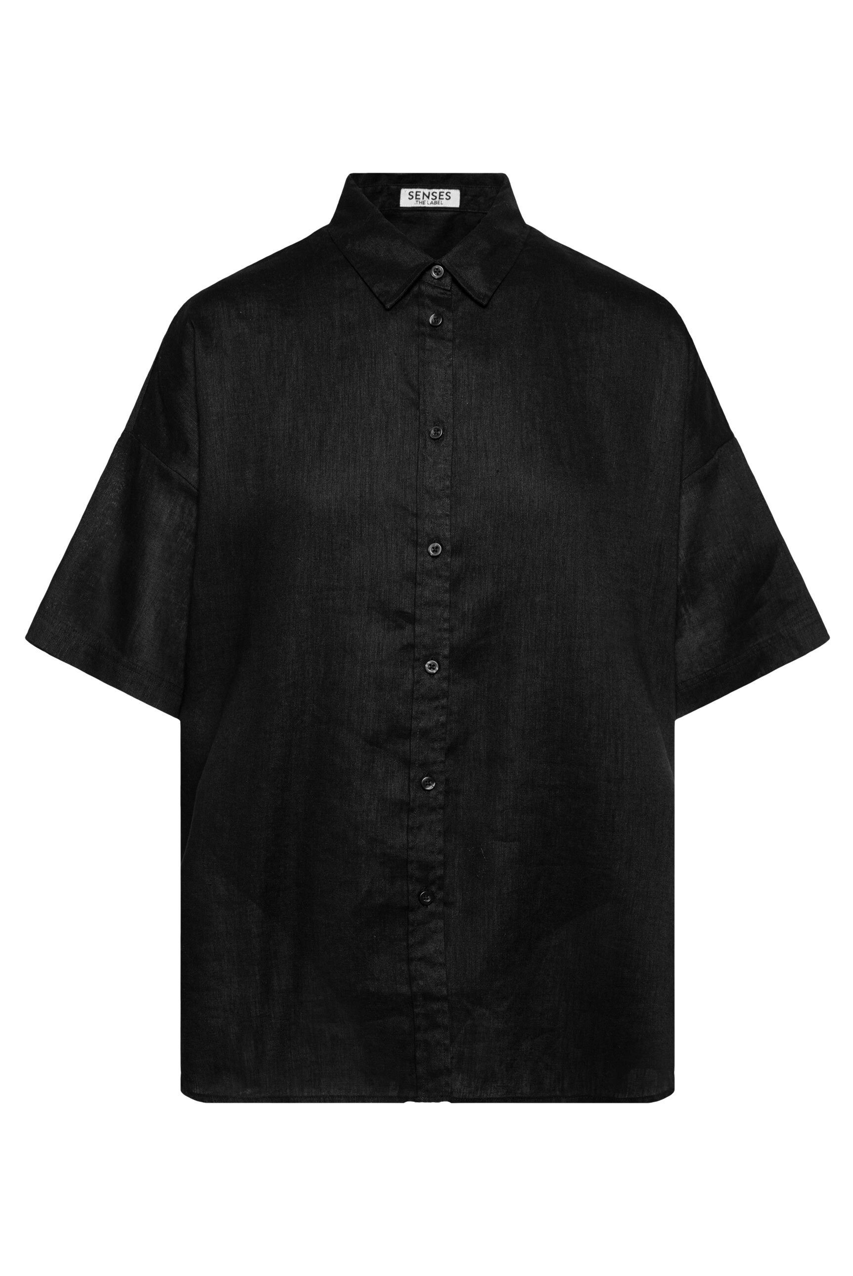 SENSES.THE LABEL Kurzarmbluse mit Rückenpasse