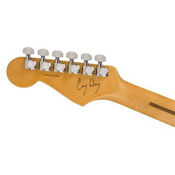 Fender E-Gitarre, Cory Wong Stratocaster RW Limited Edition Surf Green - Signature E-G