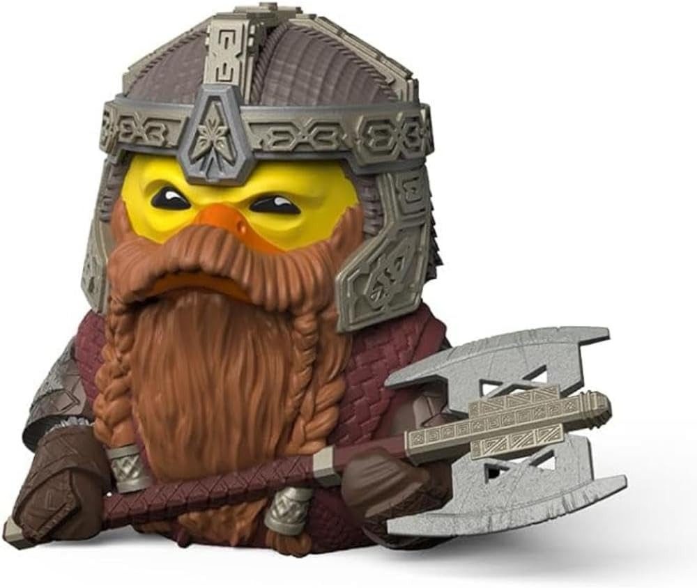 Numskull Badespielzeug Herr der Ringe Tubbz PVC Figur Gimli Boxed Edition 10 cm (1-tlg), super süße Figur