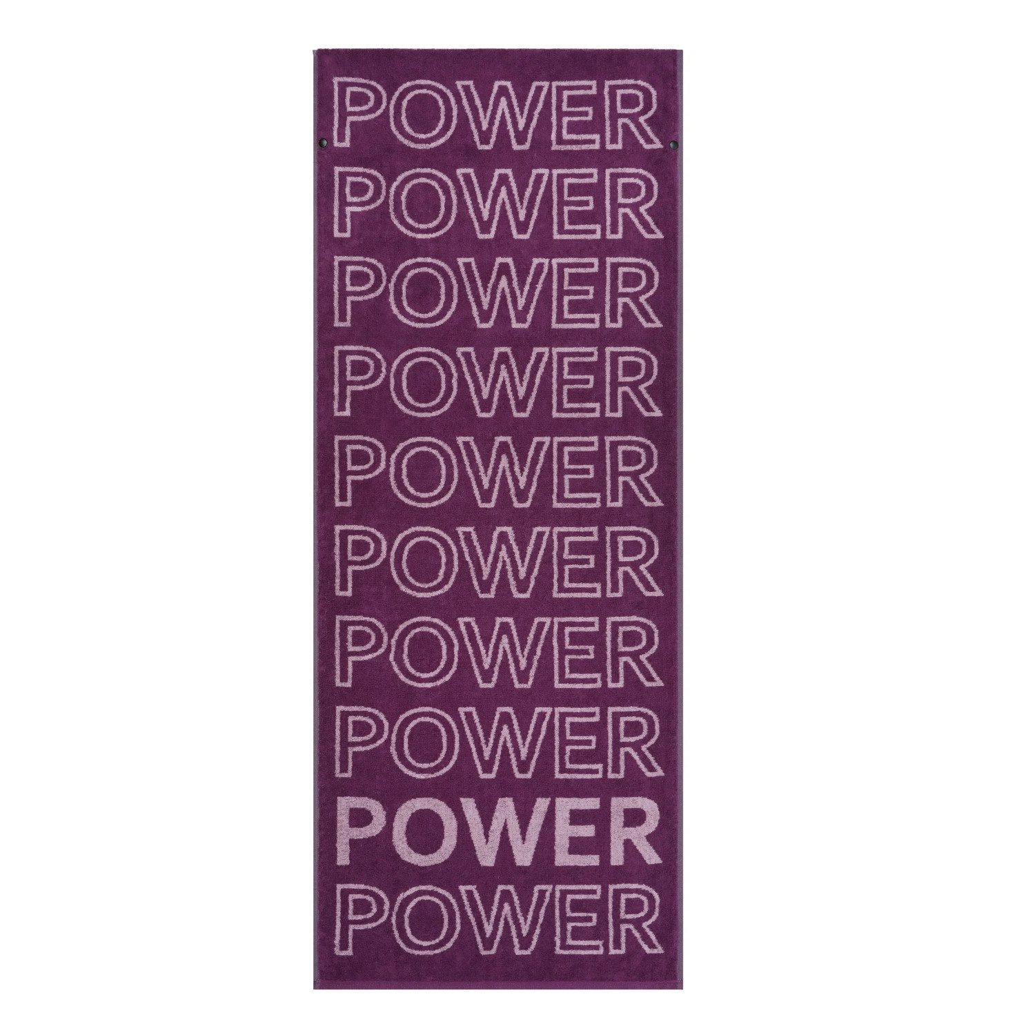 Cawö Handtuch Cawö Fitness & Gym Handtuch 6293 Farbe 88 purple Power 50x130, Walkfrottier, 100% Baumwolle