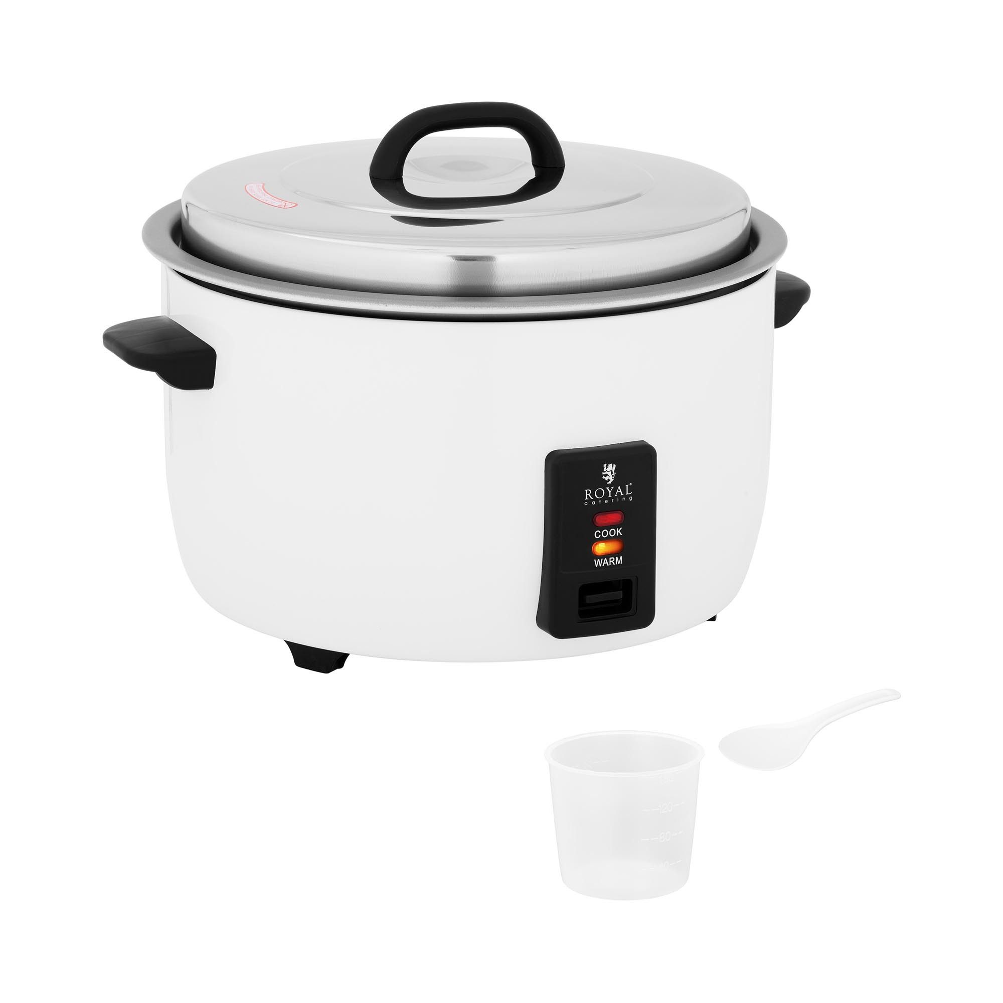 Royal Catering Reiskocher Gastro Dampfkocher Reiskochtopf Gemüsegarer 19L, 2800 W