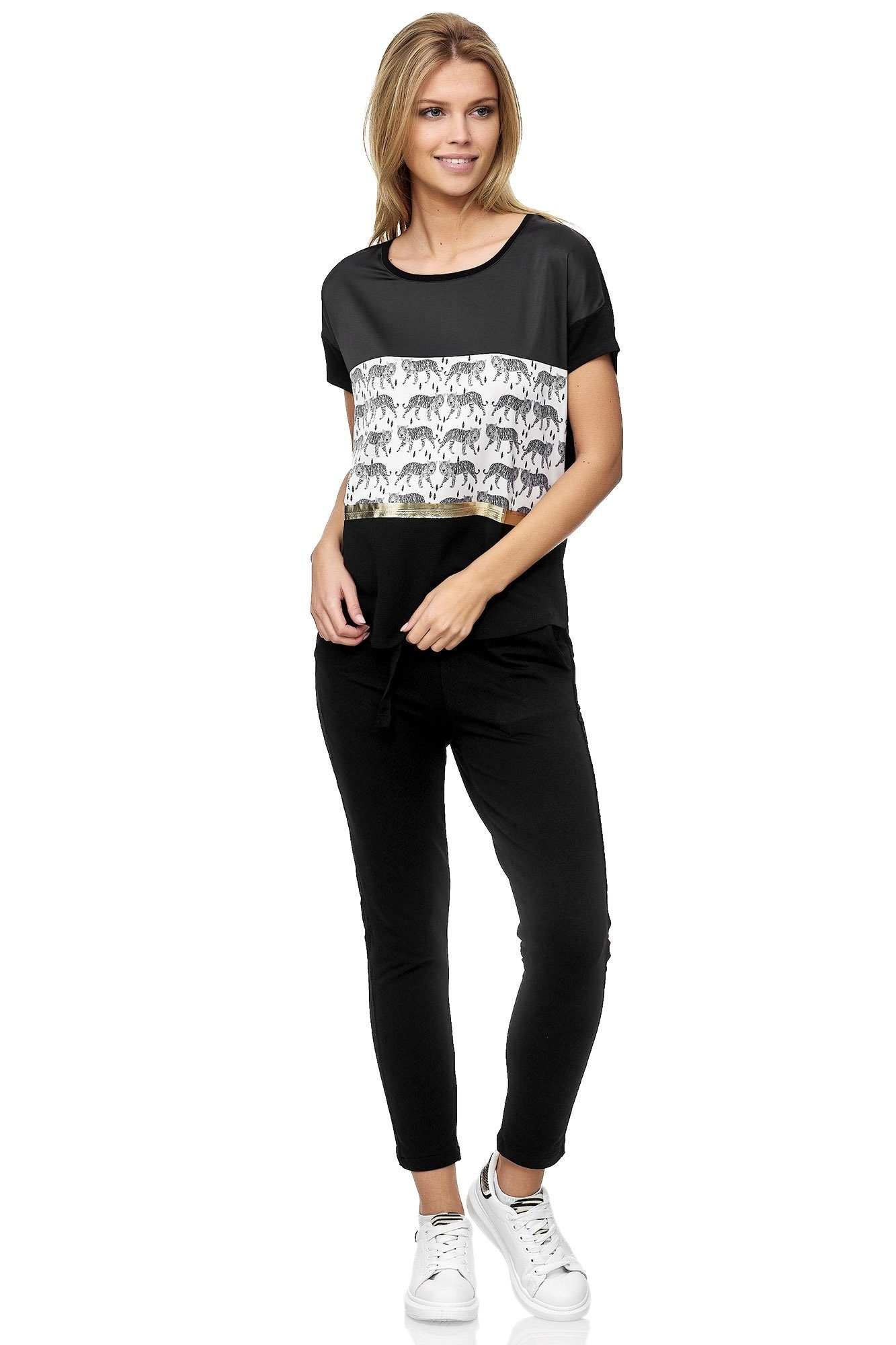 Damen Shirts Decay T-Shirt mit Animal - Muster 3678936
