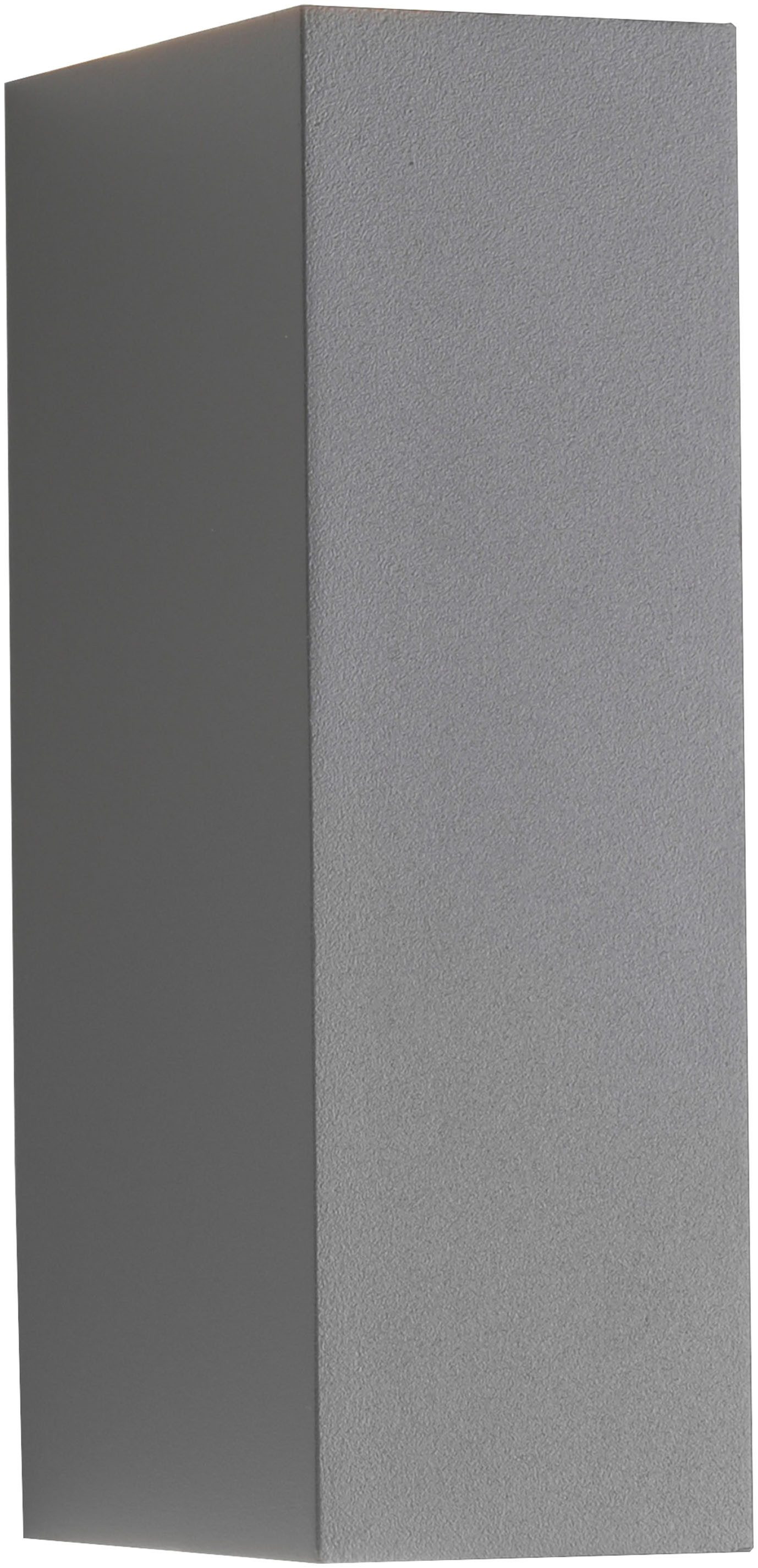 Paul Neuhaus Wandleuchte BLOCK, LED fest integriert, Warmweiß, LED, IP54