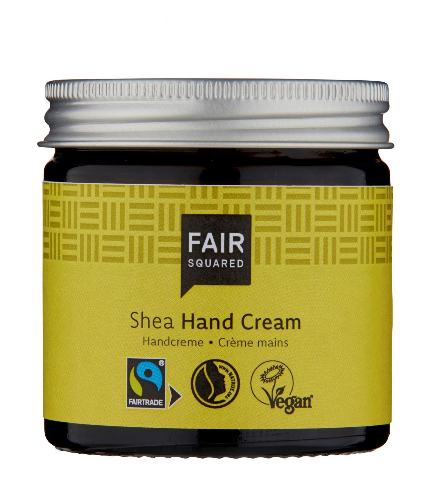 50 1-tlg., und Handcreme Squared Fair SQUARED Tiegel, Shea trockene für Cream FAIR Haut rissige Hand ml