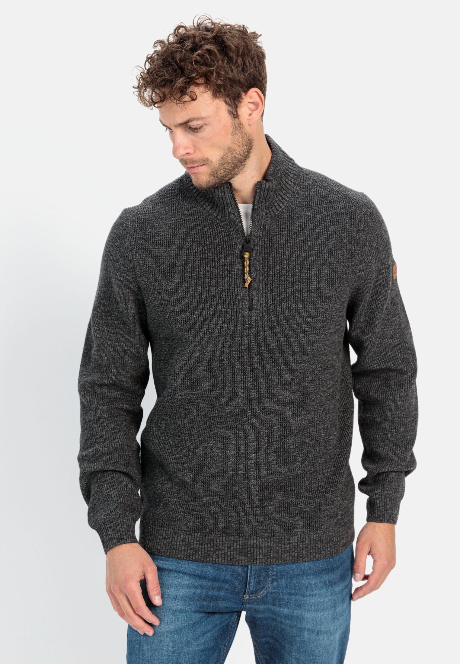 Strickpullover aus Baumwollmix