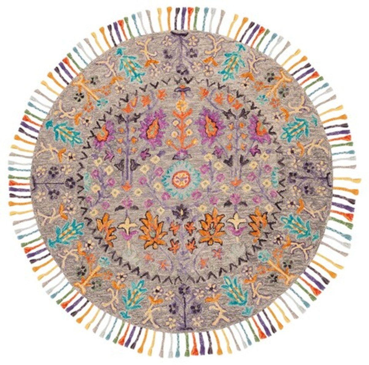 Ready Rugs Designteppich Runde Form Fringe Loop Kollektion