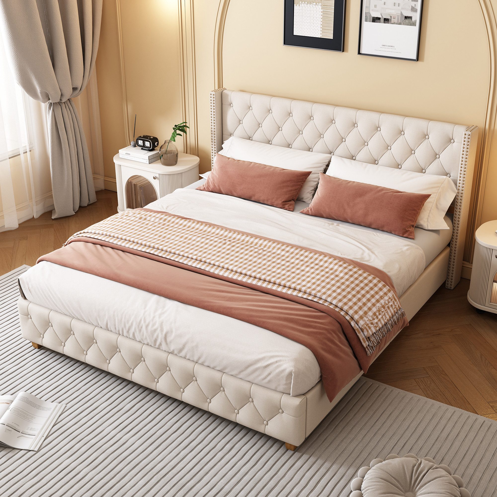 STILVORA Polsterbett Jugendbett 160×200cm Bettgestell Kinderbett,Schaumstof günstig online kaufen